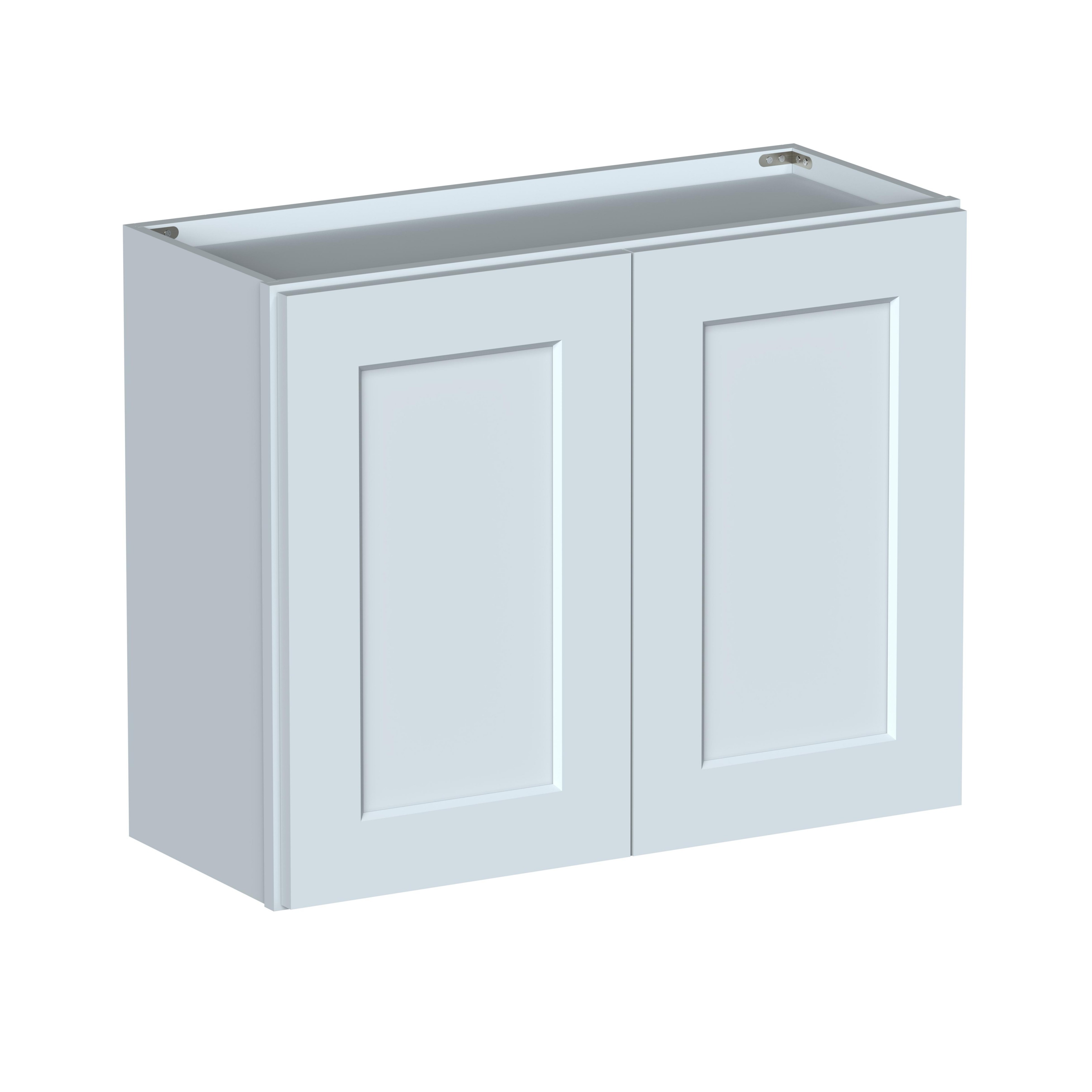 30"W x 12"D x 24"H Plywood Wall Kitchen Cabinet with 2 Doors Ready to Assemble