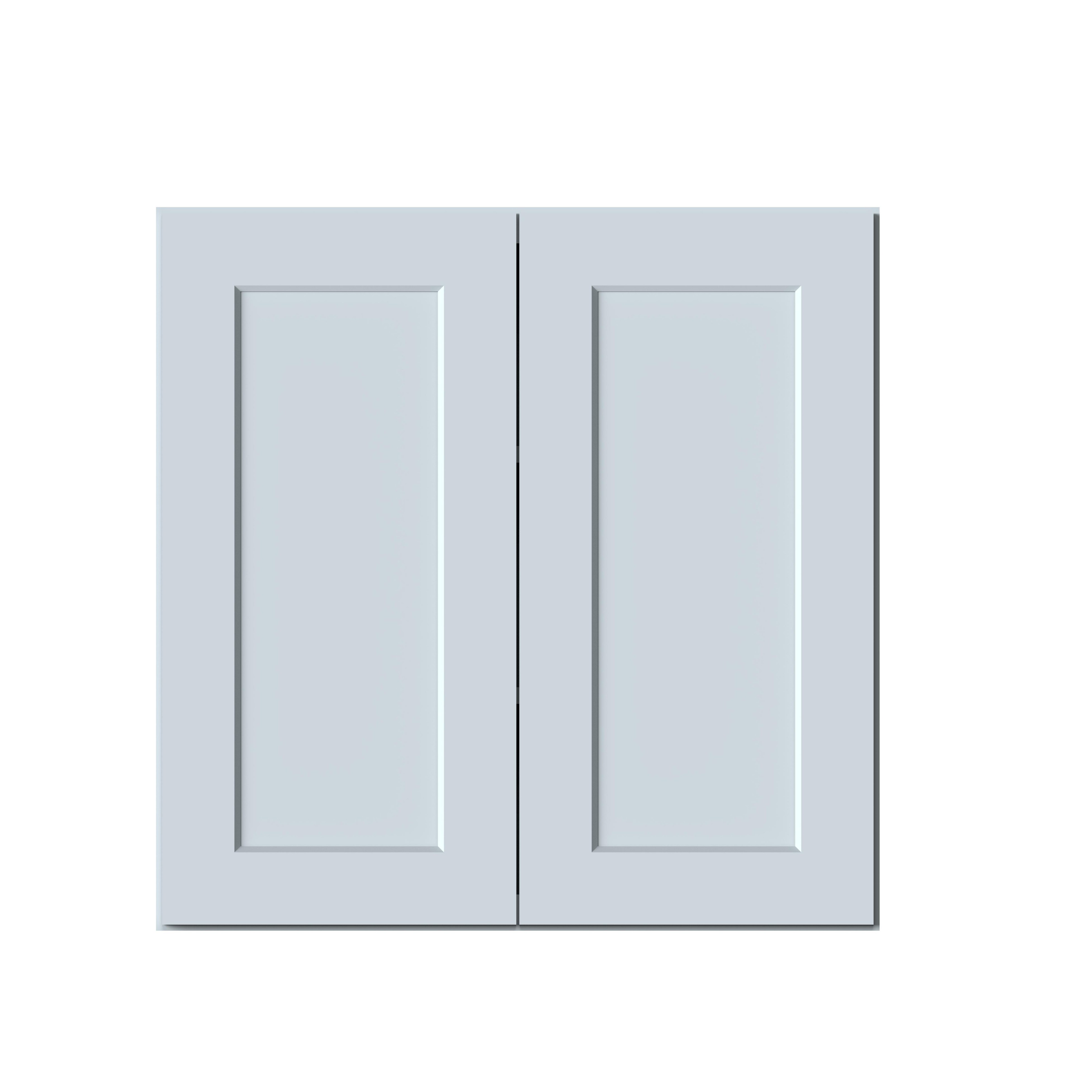 30"W x 12"D x 30"H Plywood Wall Kitchen Cabinet with 2 Doors Ready to Assemble