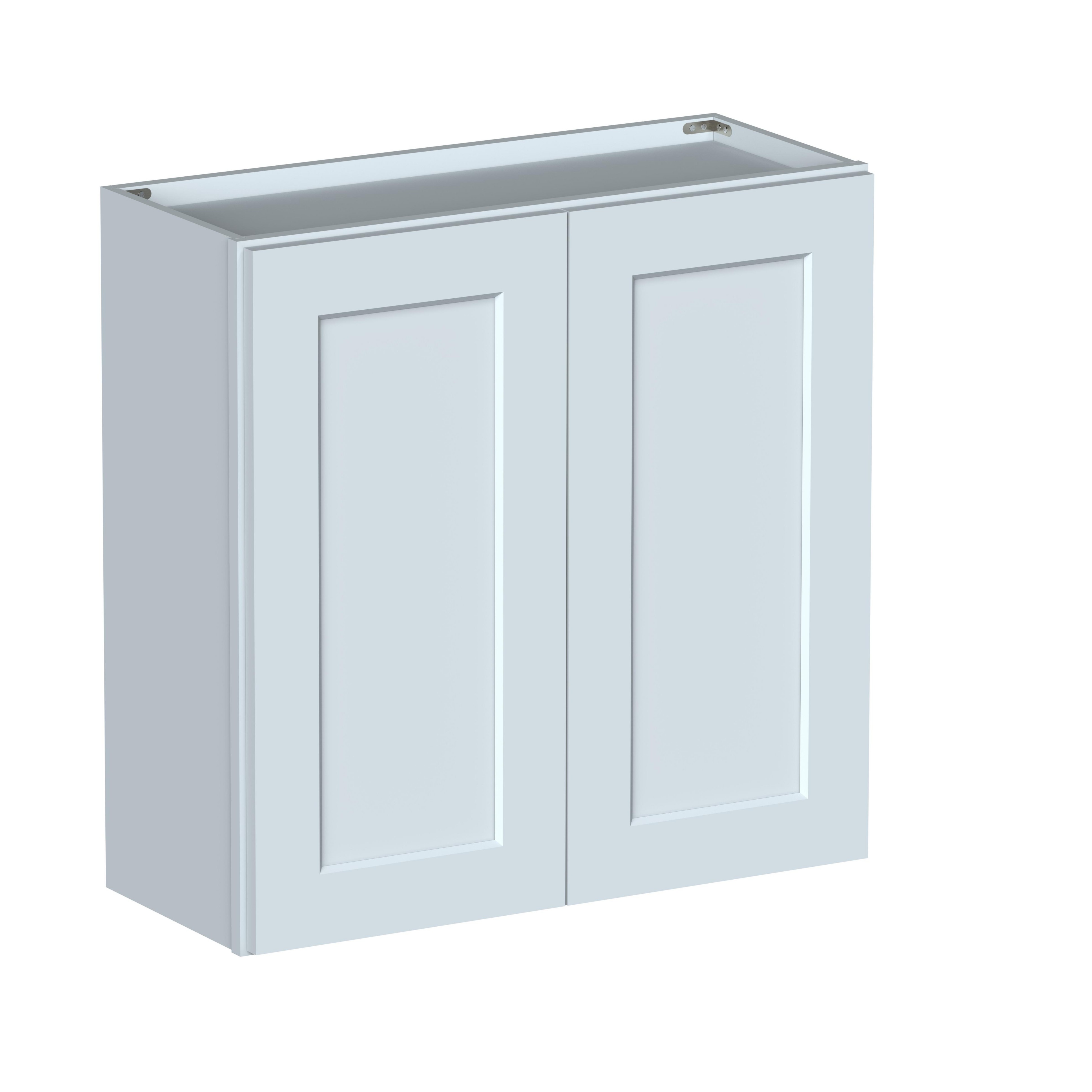 30"W x 12"D x 30"H Plywood Wall Kitchen Cabinet with 2 Doors Ready to Assemble