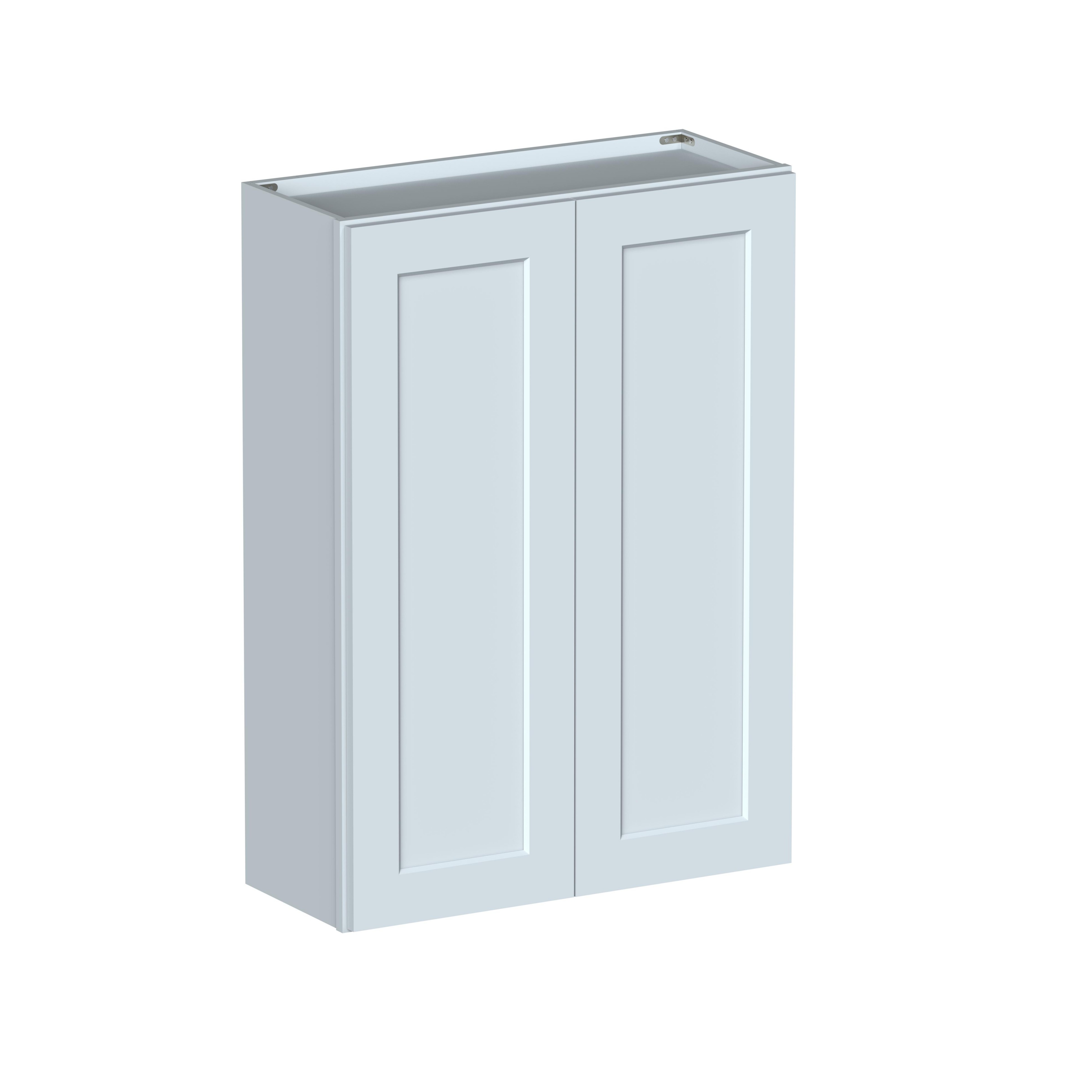 30"W x 12"D x 42"H Plywood Wall Kitchen Cabinet with 2 Doors Ready to Assemble