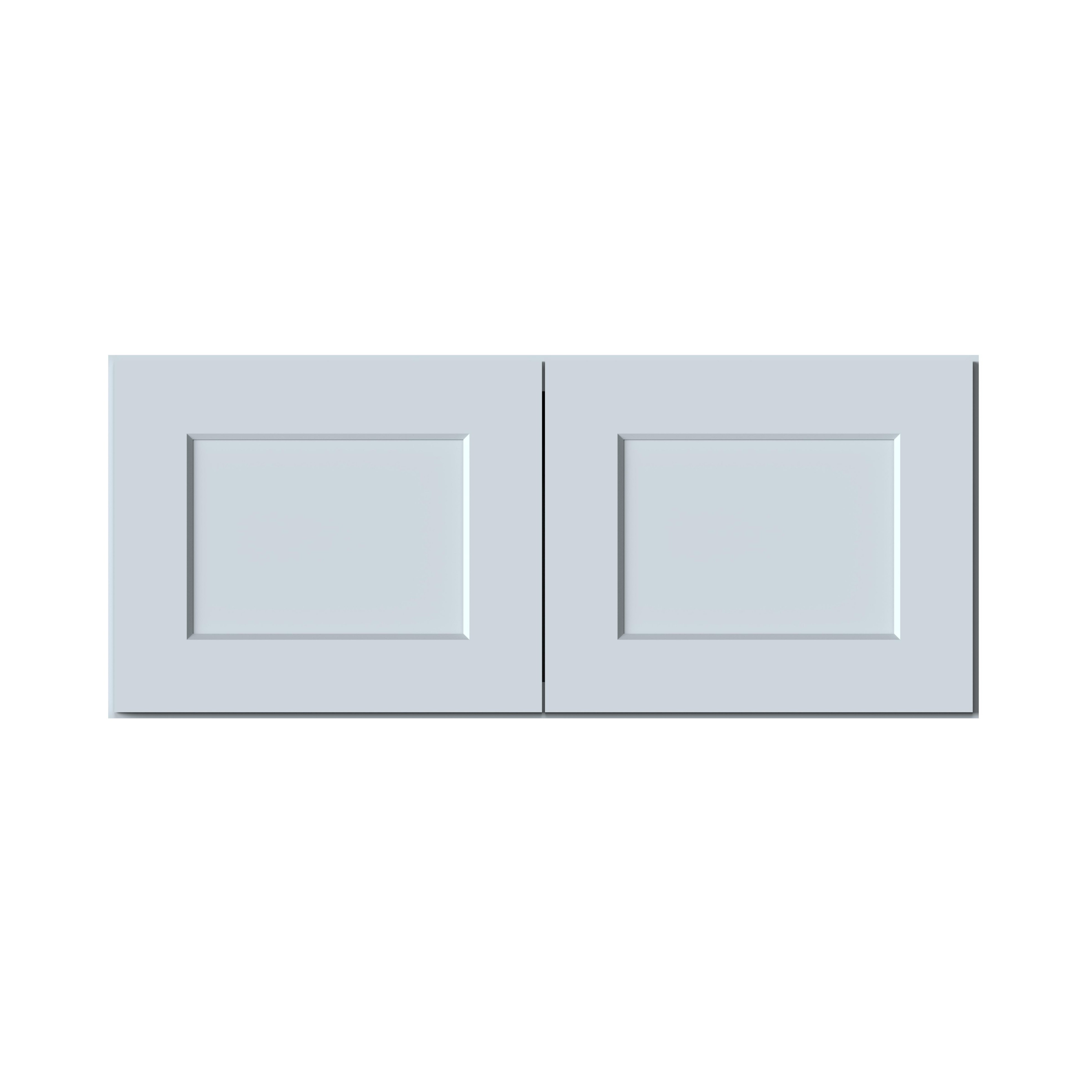 36"W x 12"D x 15"H Plywood Wall Kitchen Cabinet with 2 Doors Ready to Assemble