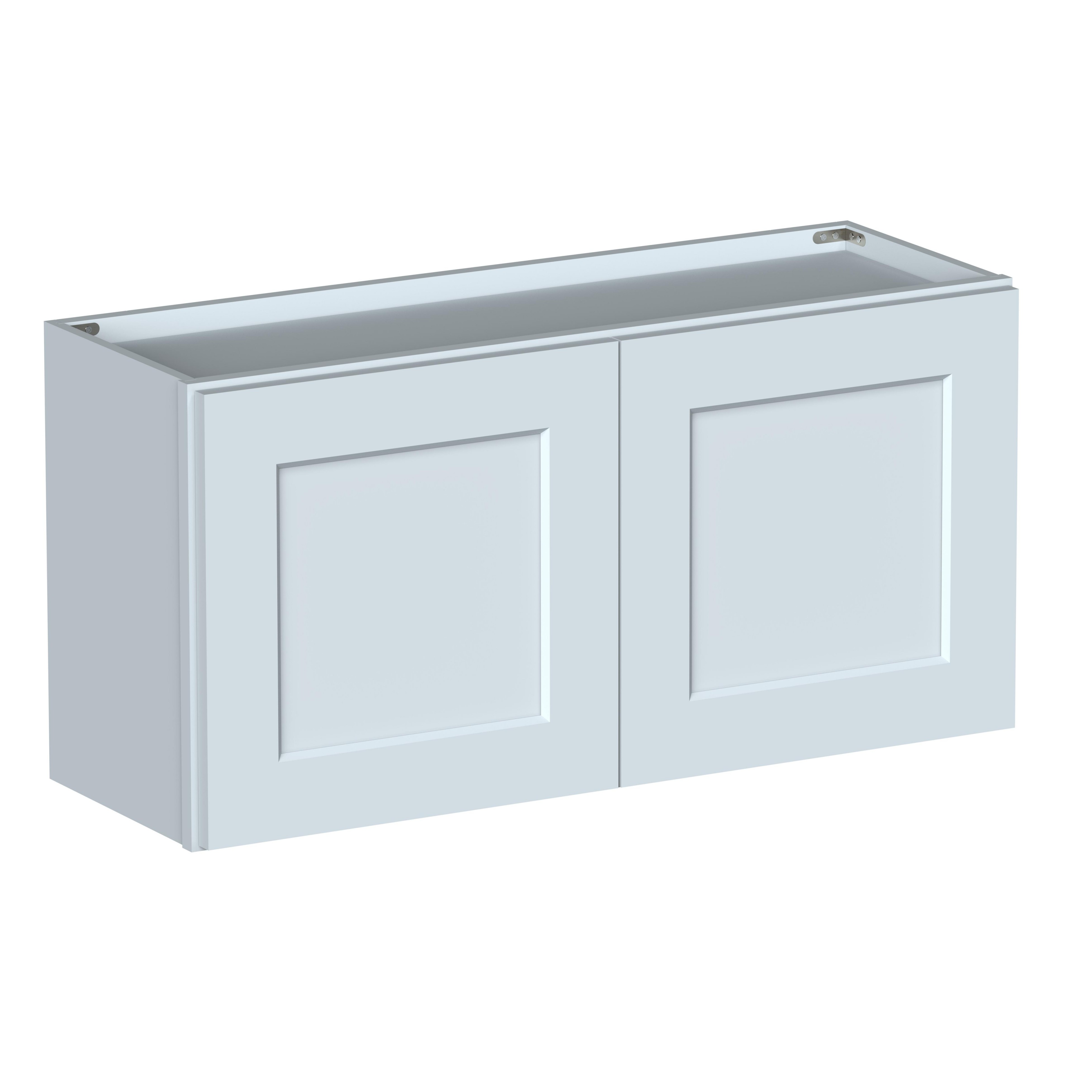 36"W x 12"D x 18"H Plywood Wall Kitchen Cabinet with 2 Doors Ready to Assemble