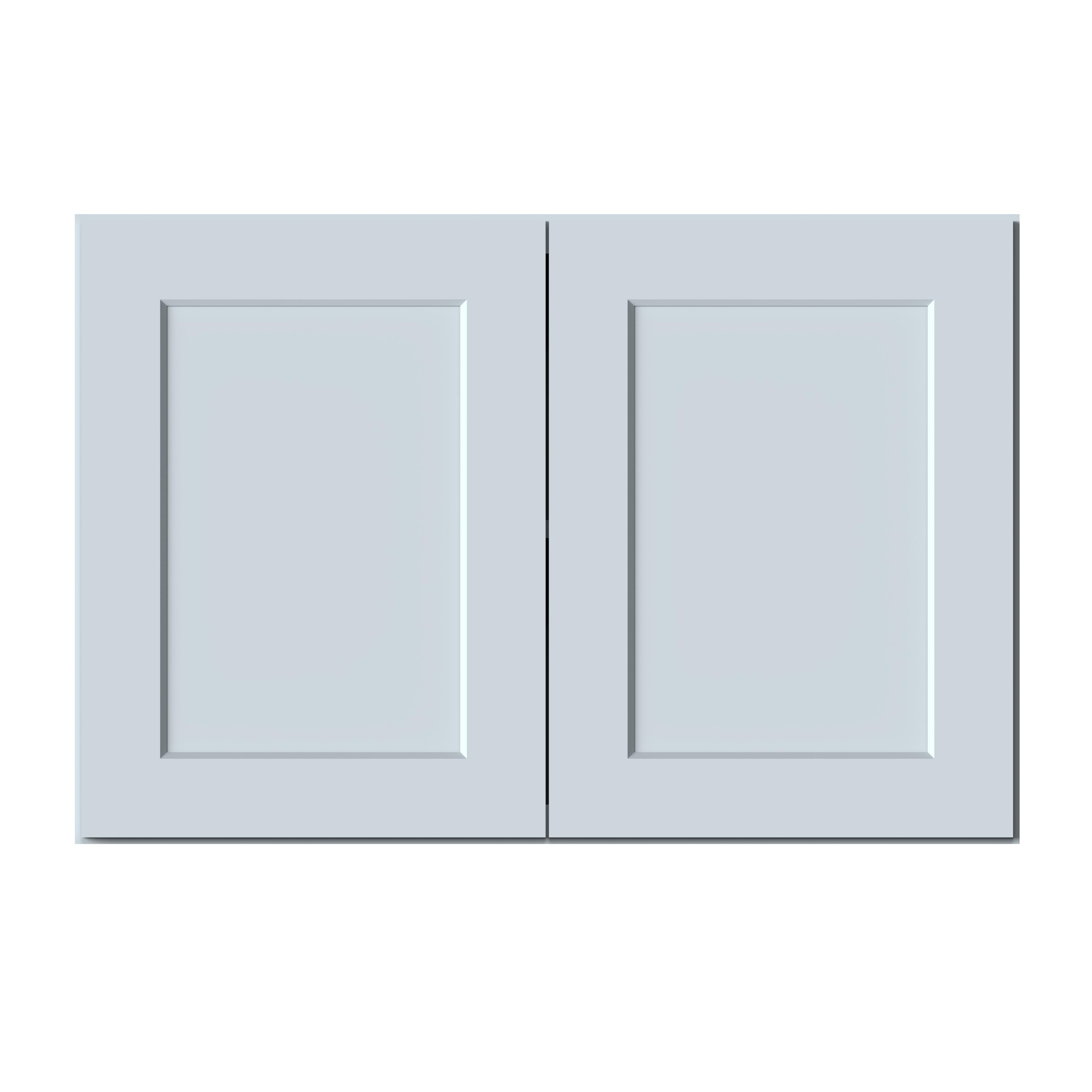 36"W x 12"D x 24"H Plywood Wall Kitchen Cabinet with 2 Doors Ready to Assemble