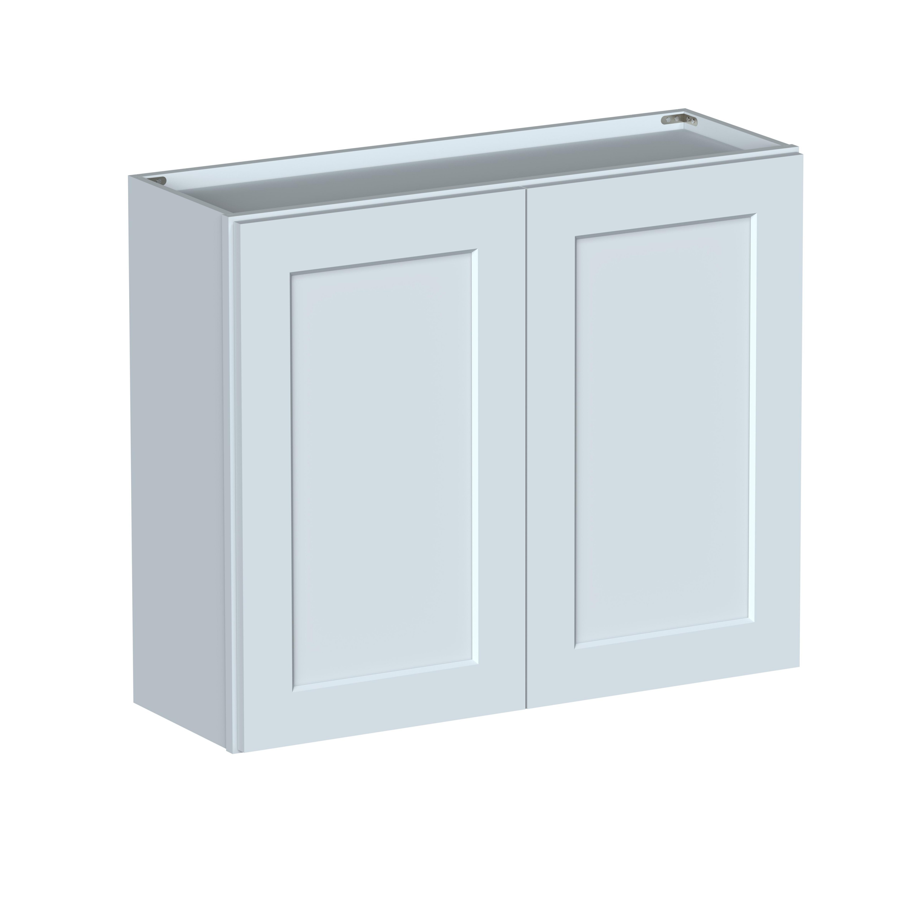 36"W x 12"D x 30"H Plywood Wall Kitchen Cabinet with 2 Doors Ready to Assemble