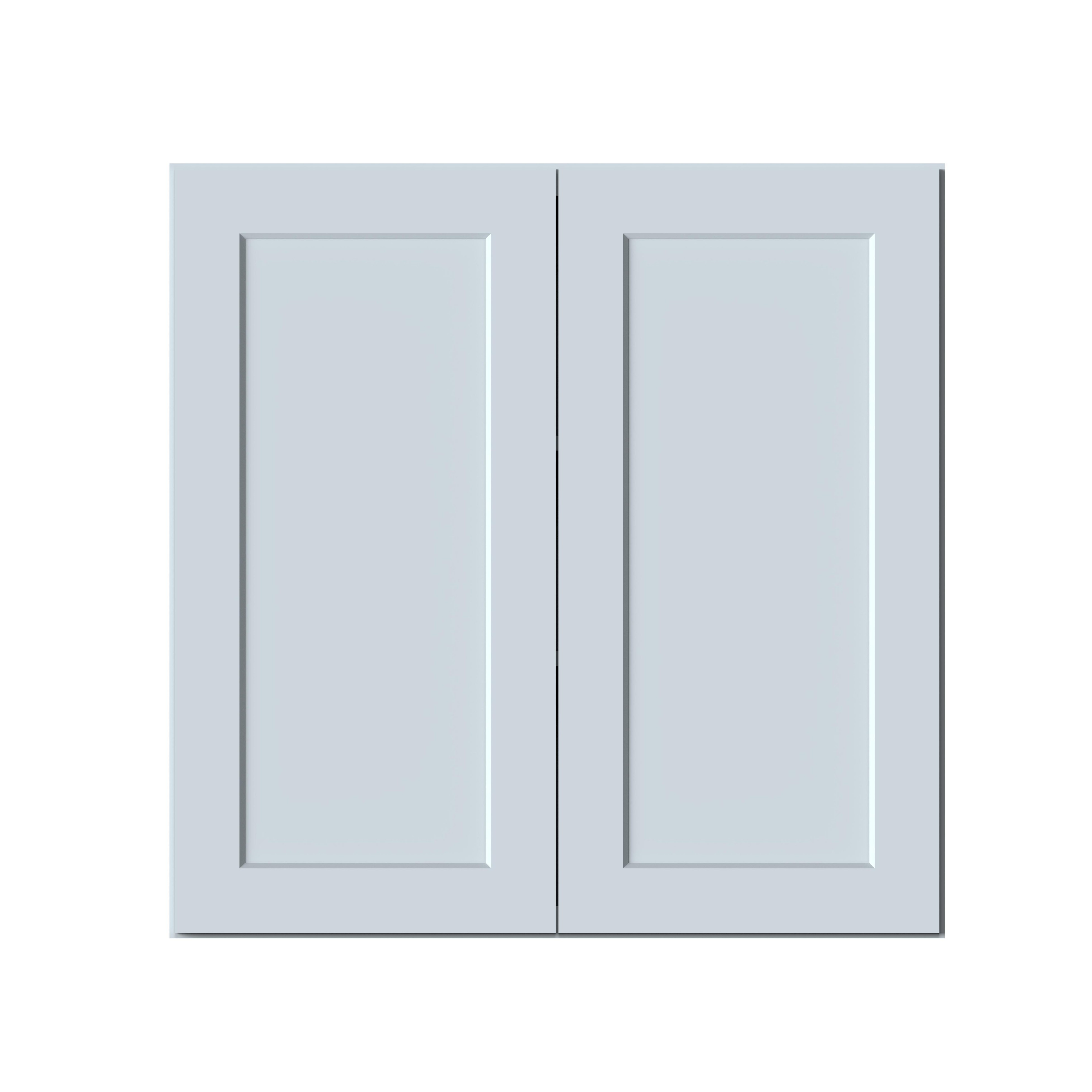 36"W x 12"D x 36"H Plywood Wall Kitchen Cabinet with 2 Doors Ready to Assemble