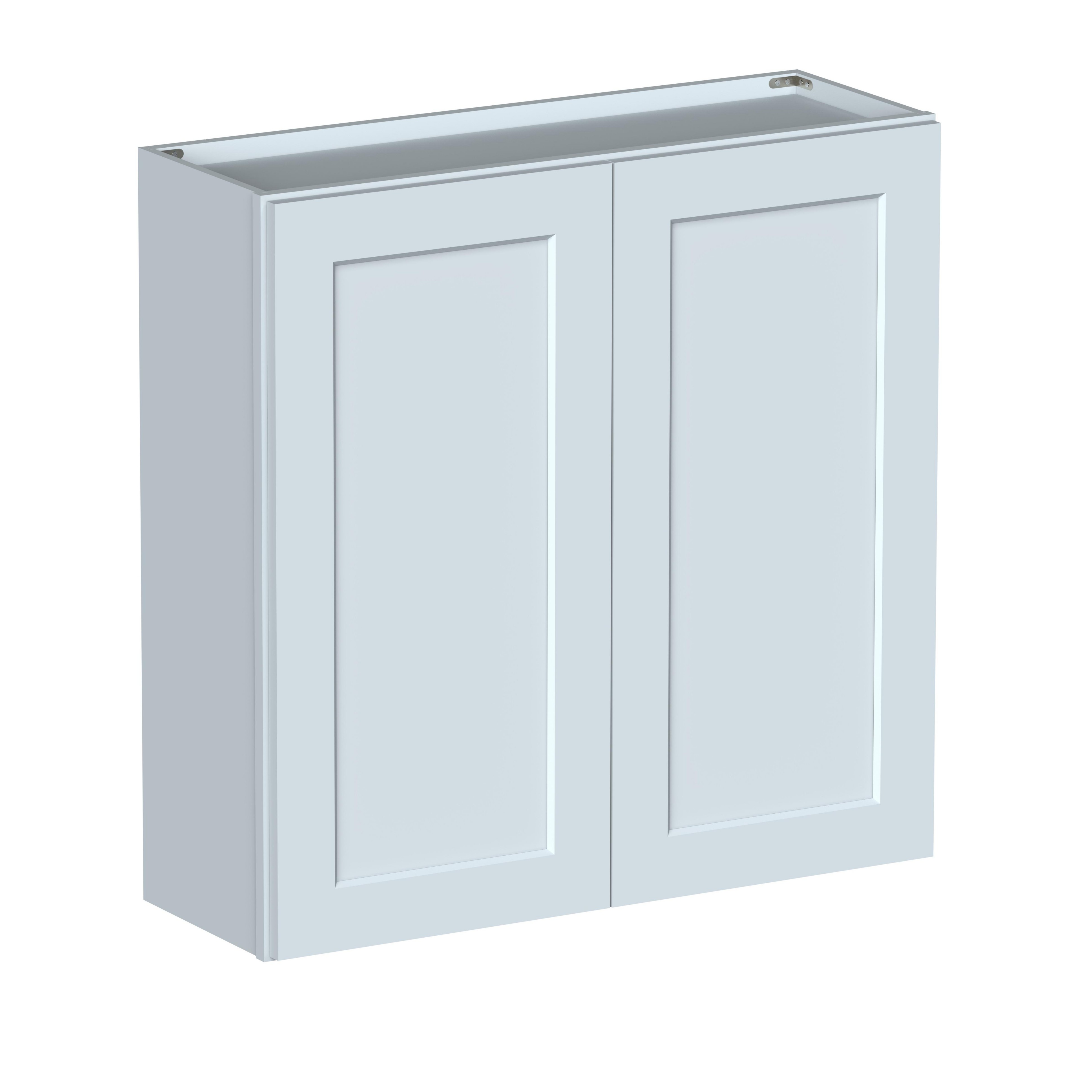 36"W x 12"D x 36"H Plywood Wall Kitchen Cabinet with 2 Doors Ready to Assemble