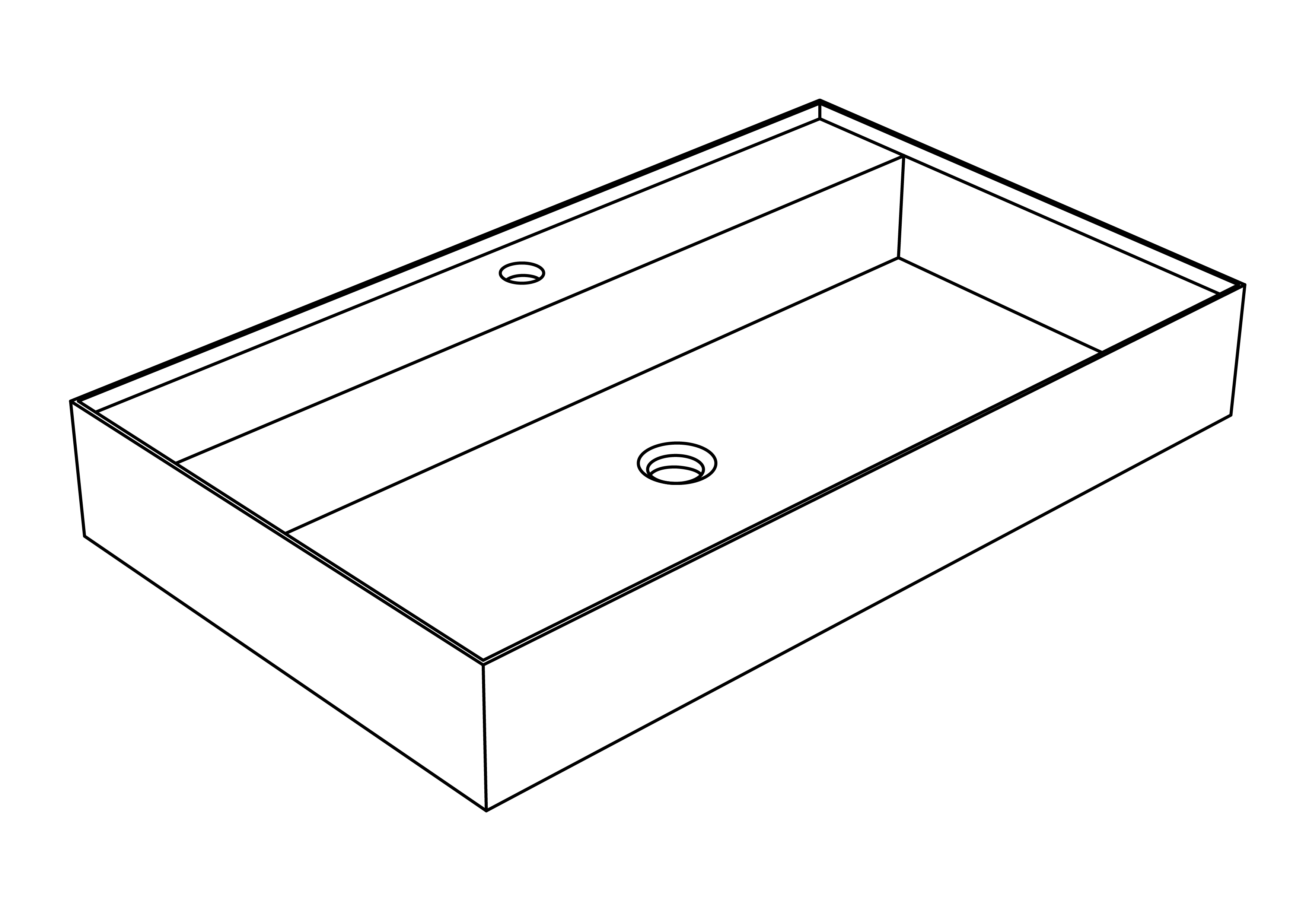 Matte White Wall-Mount Bathroom Sink with Single Faucet Hole