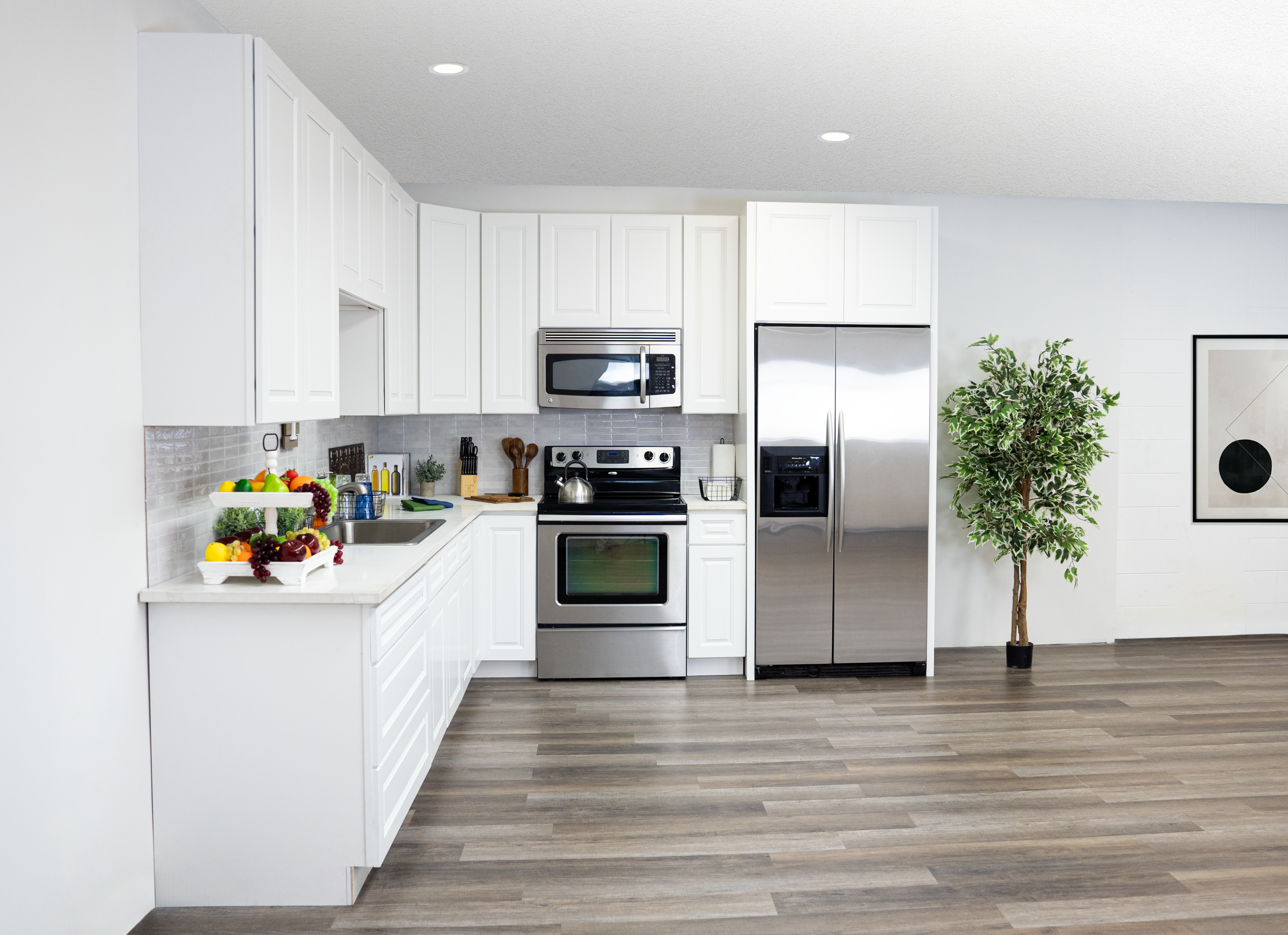 Glacier White - Ready To Assemble Kitchen Cabinets