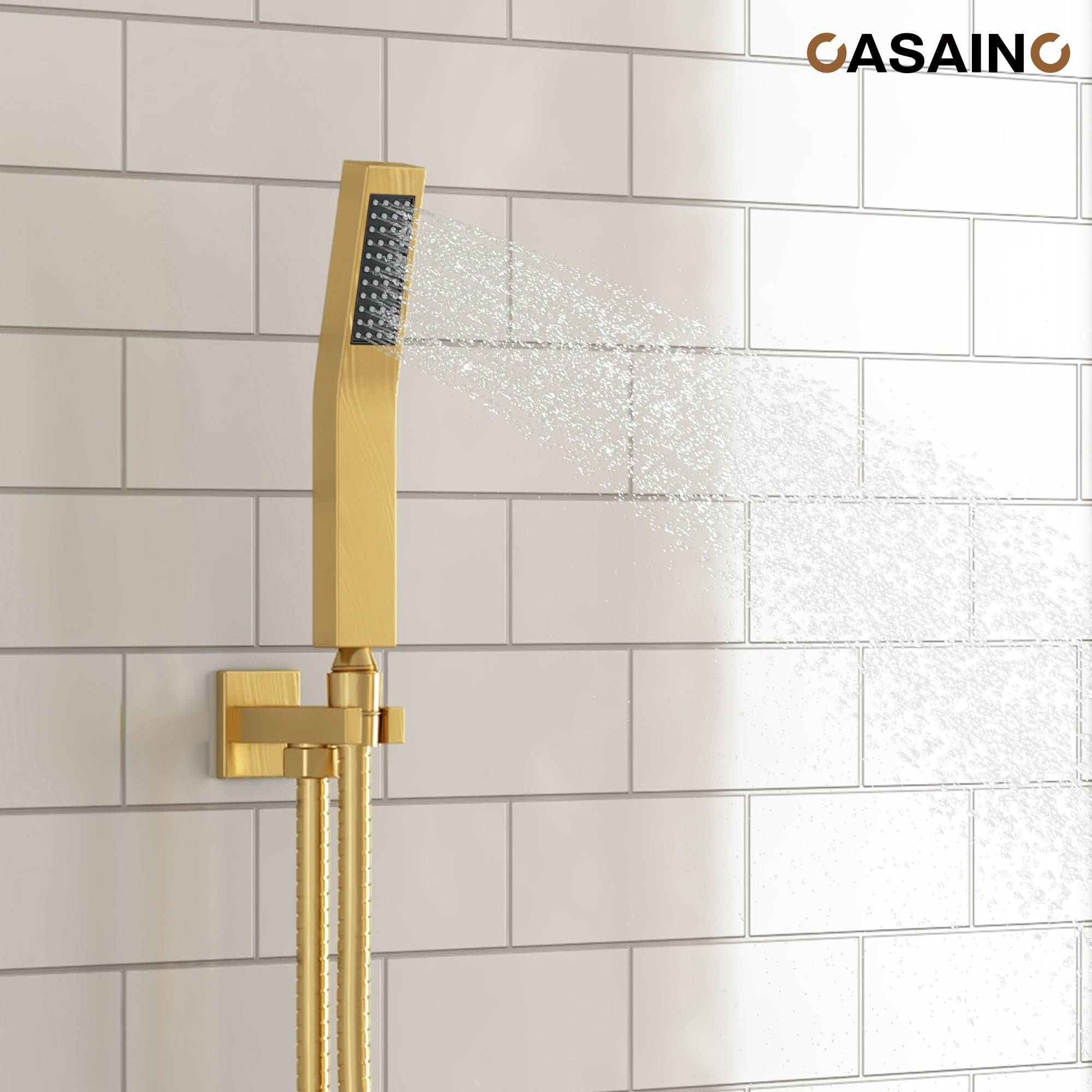 Thermostatic Dual Function Premium Showerhead Shower System