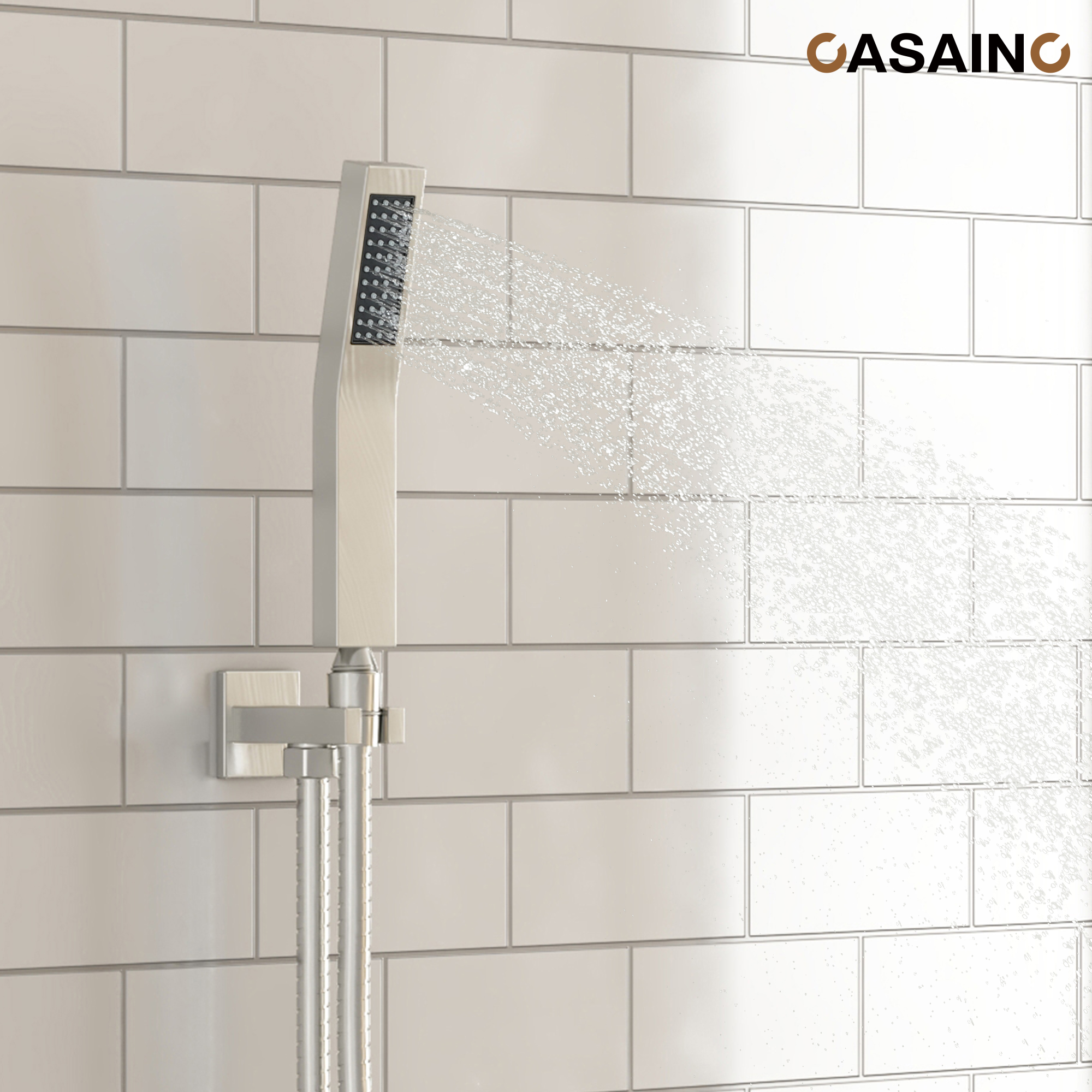 10" Wall Mount Dual Function Showerhead Thermostatic Shower System