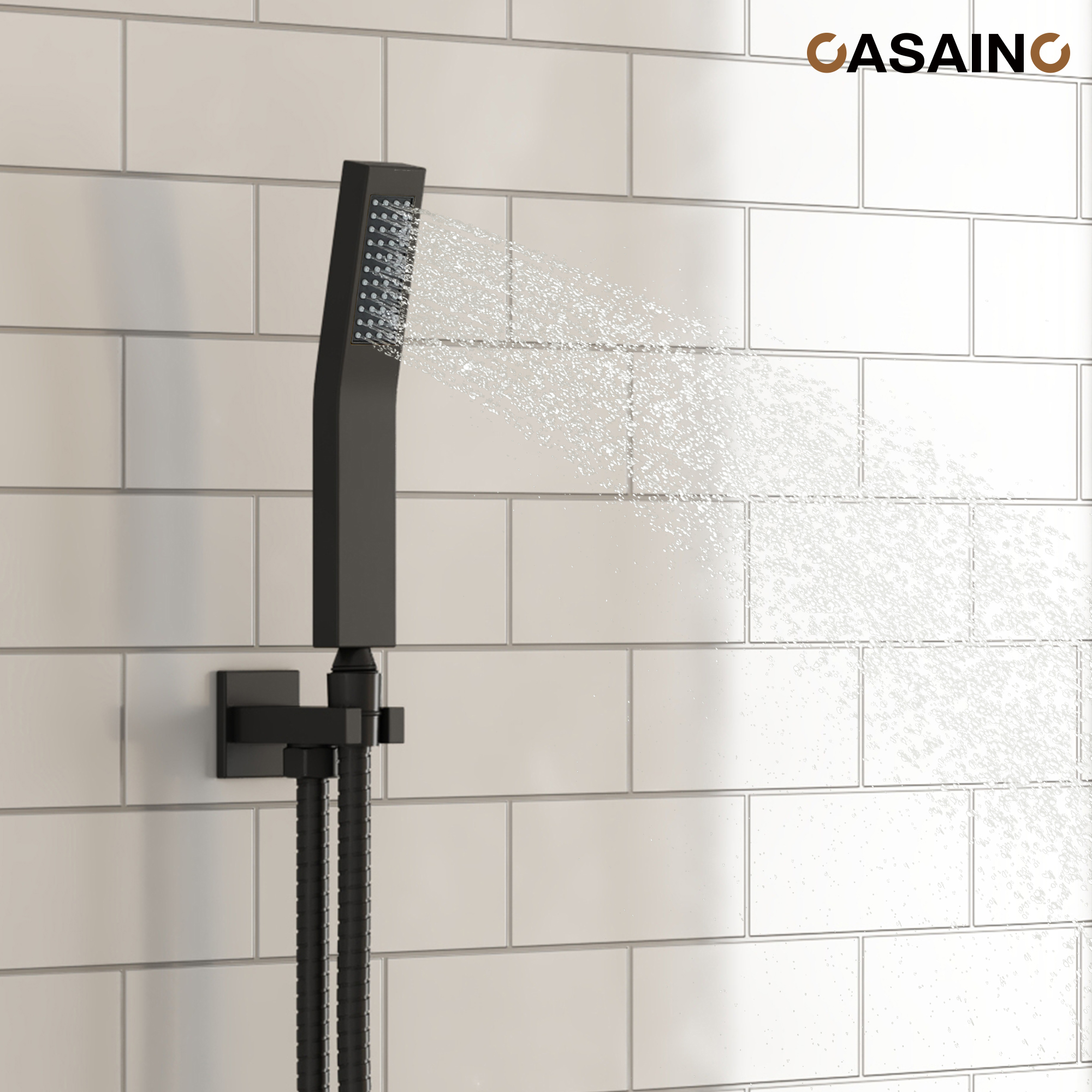 10" Wall Mount Dual Function Showerhead Thermostatic Shower System