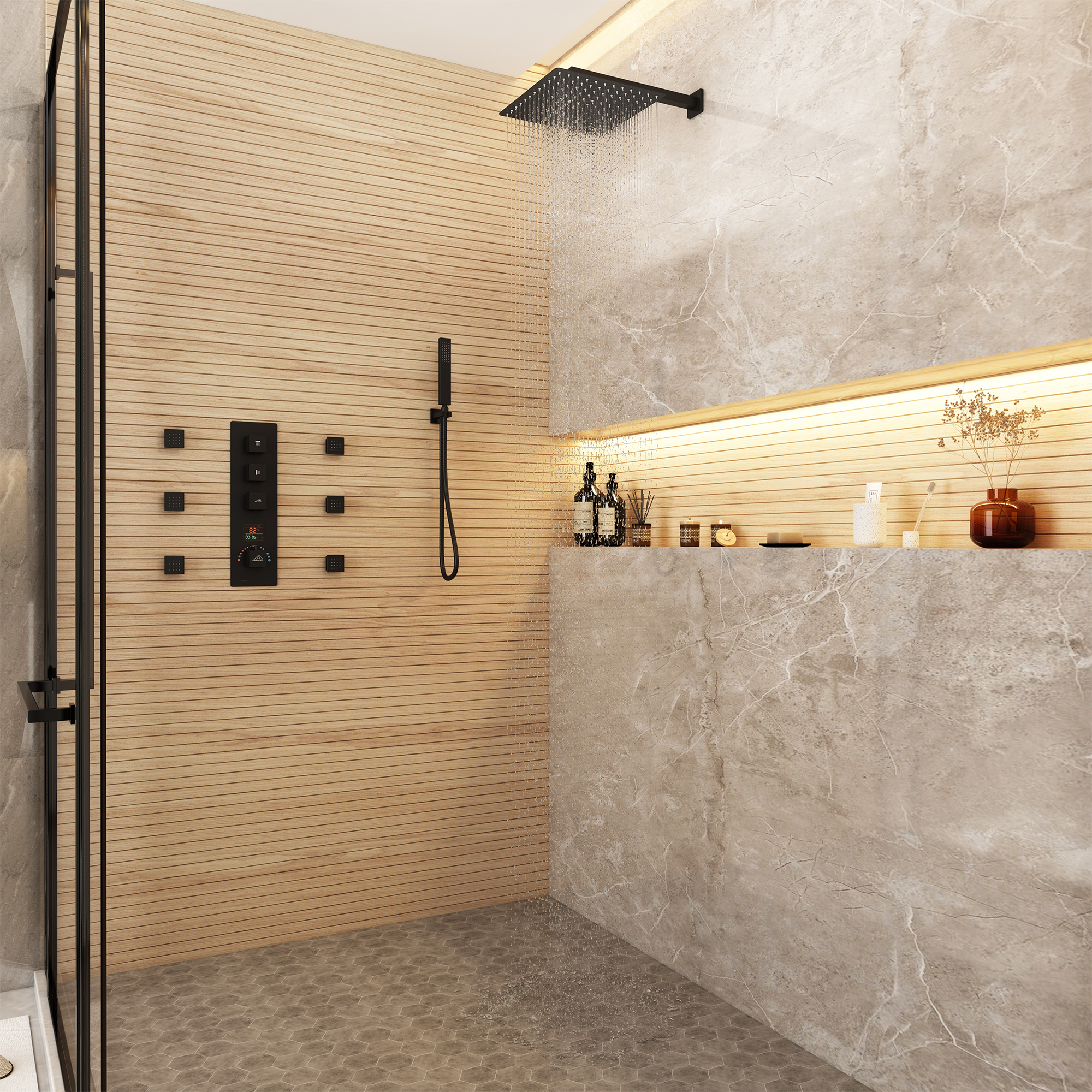 Explore Ceiling Mounted Shower Systems