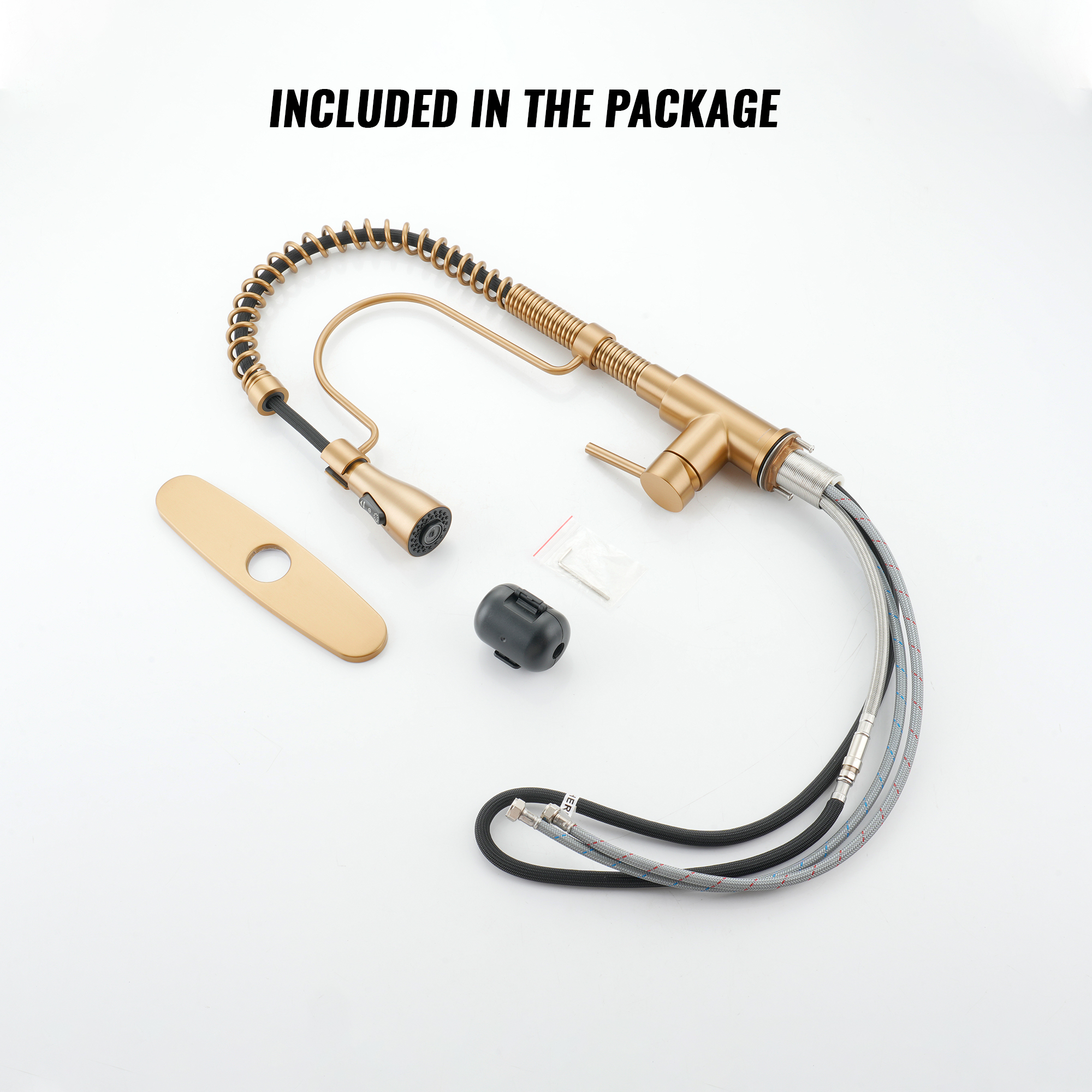 Single Handle Commercial Style Pull-Down Kitchen Faucet