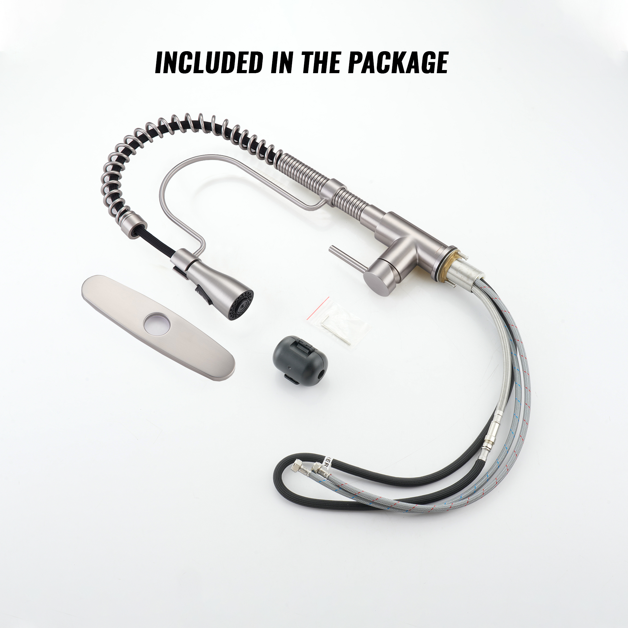 Single Handle Commercial Style Pull-Down Kitchen Faucet