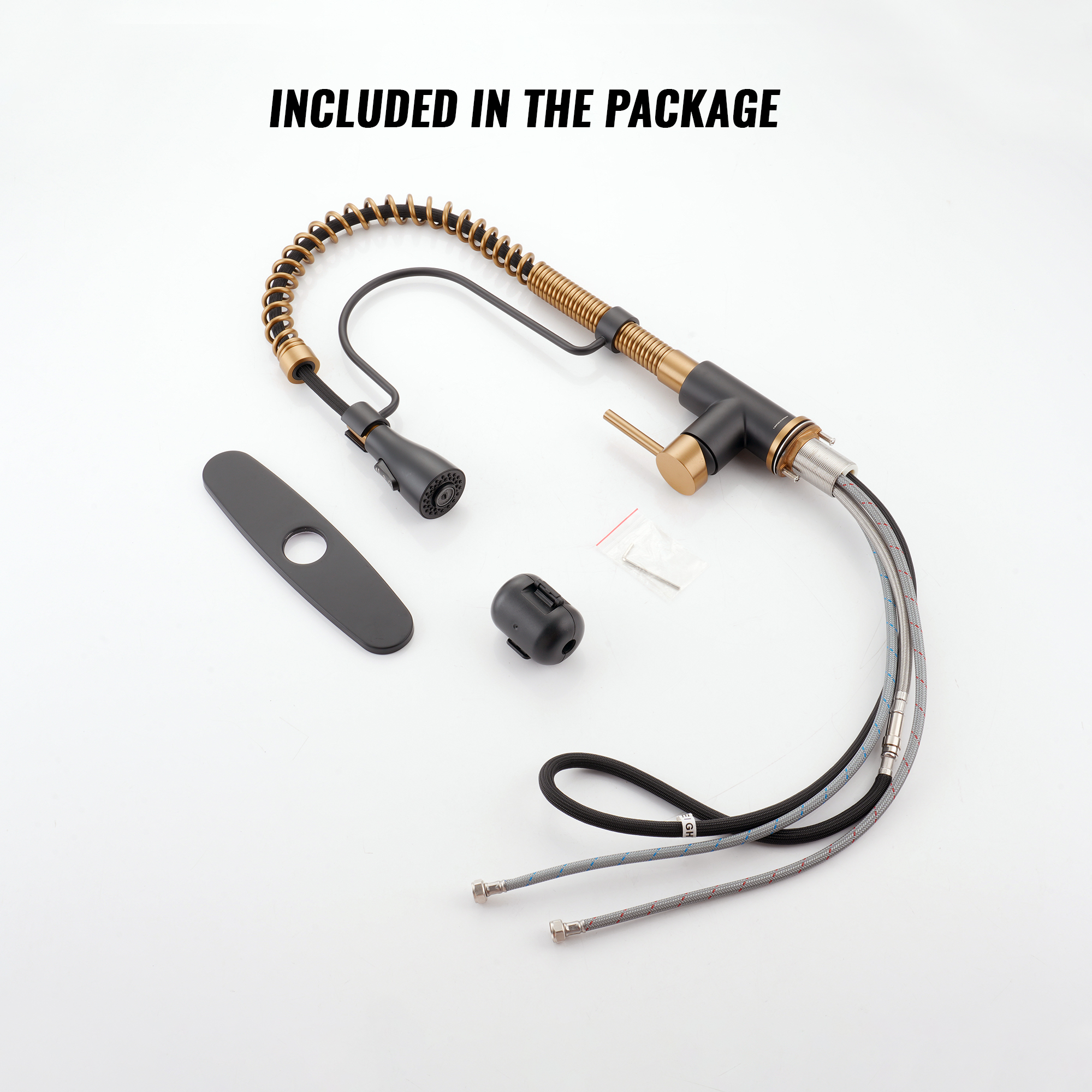 Single Handle Commercial Style Pull-Down Kitchen Faucet