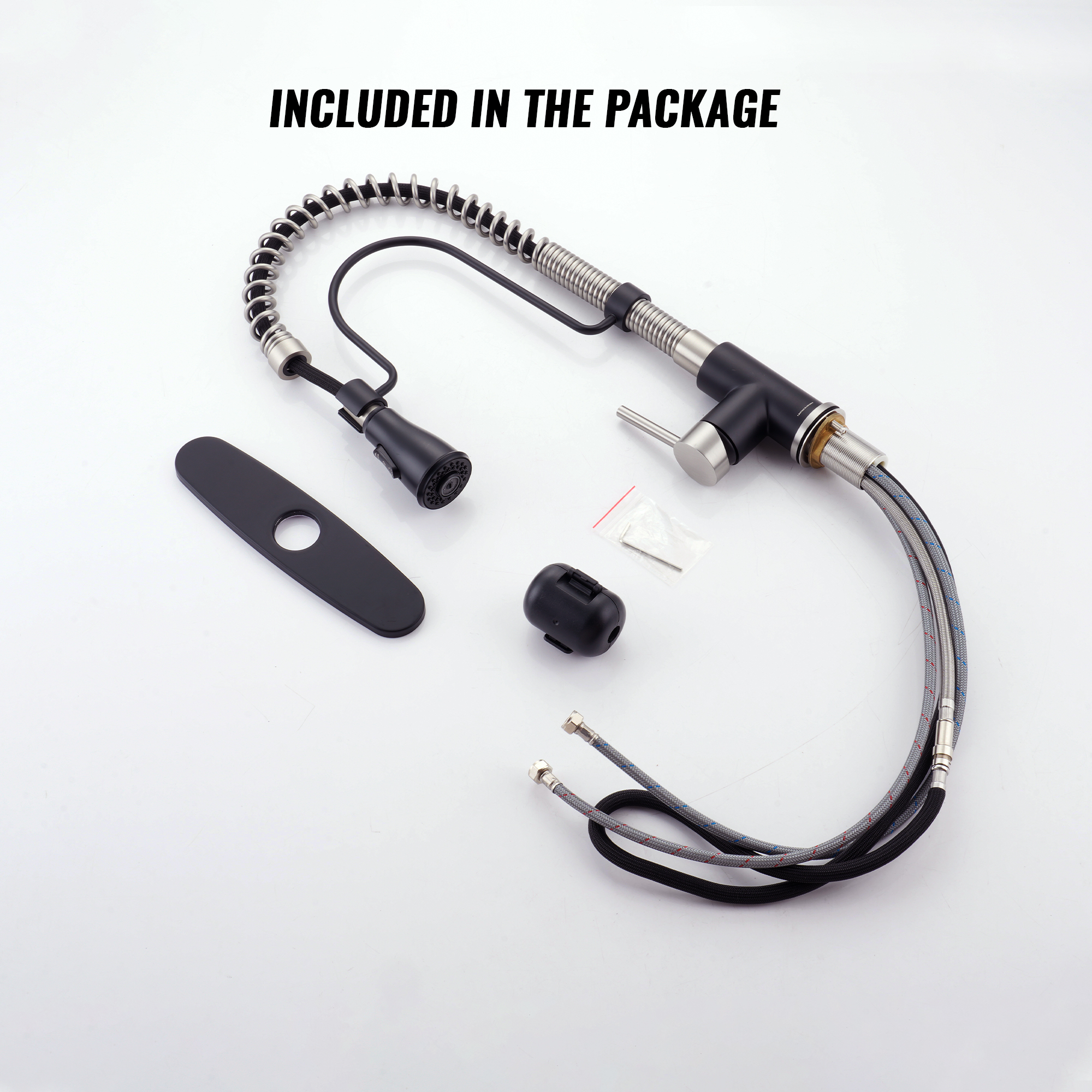 Single Handle Commercial Style Pull-Down Kitchen Faucet