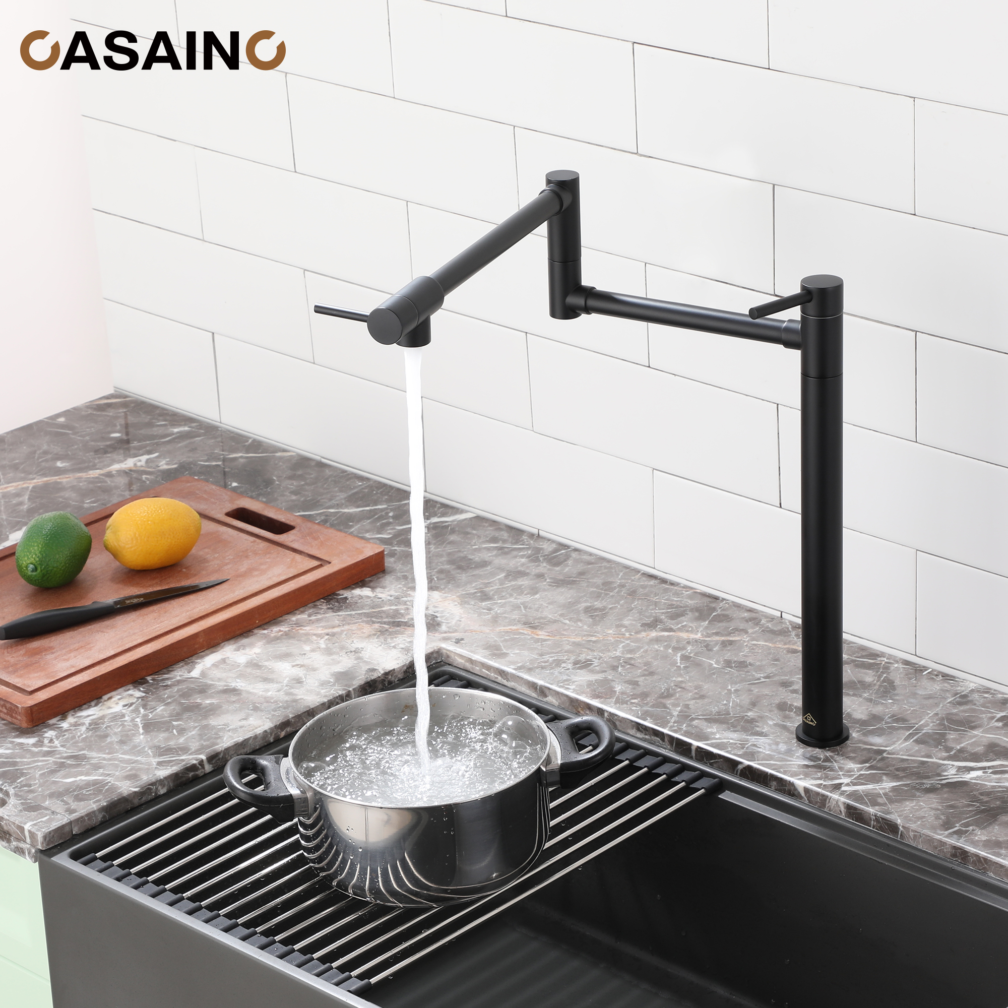 Alfresco Pot Filler Faucet with Double Joint Spout-POT Faucet