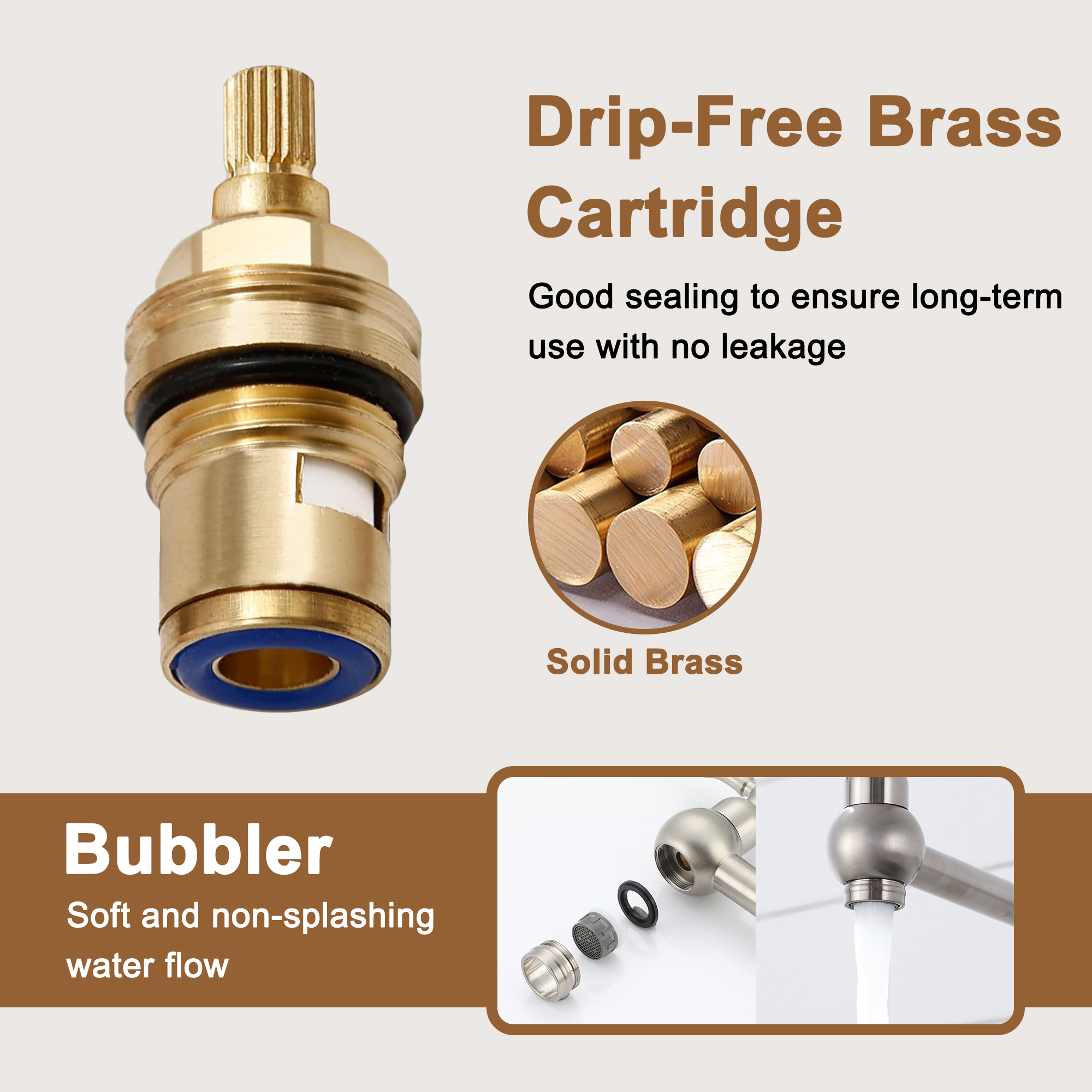 Deck-Mounted Double Handle Pot Filler Kitchen Faucet Stove Faucet with Folding Stretchable Double-Jointed Arm