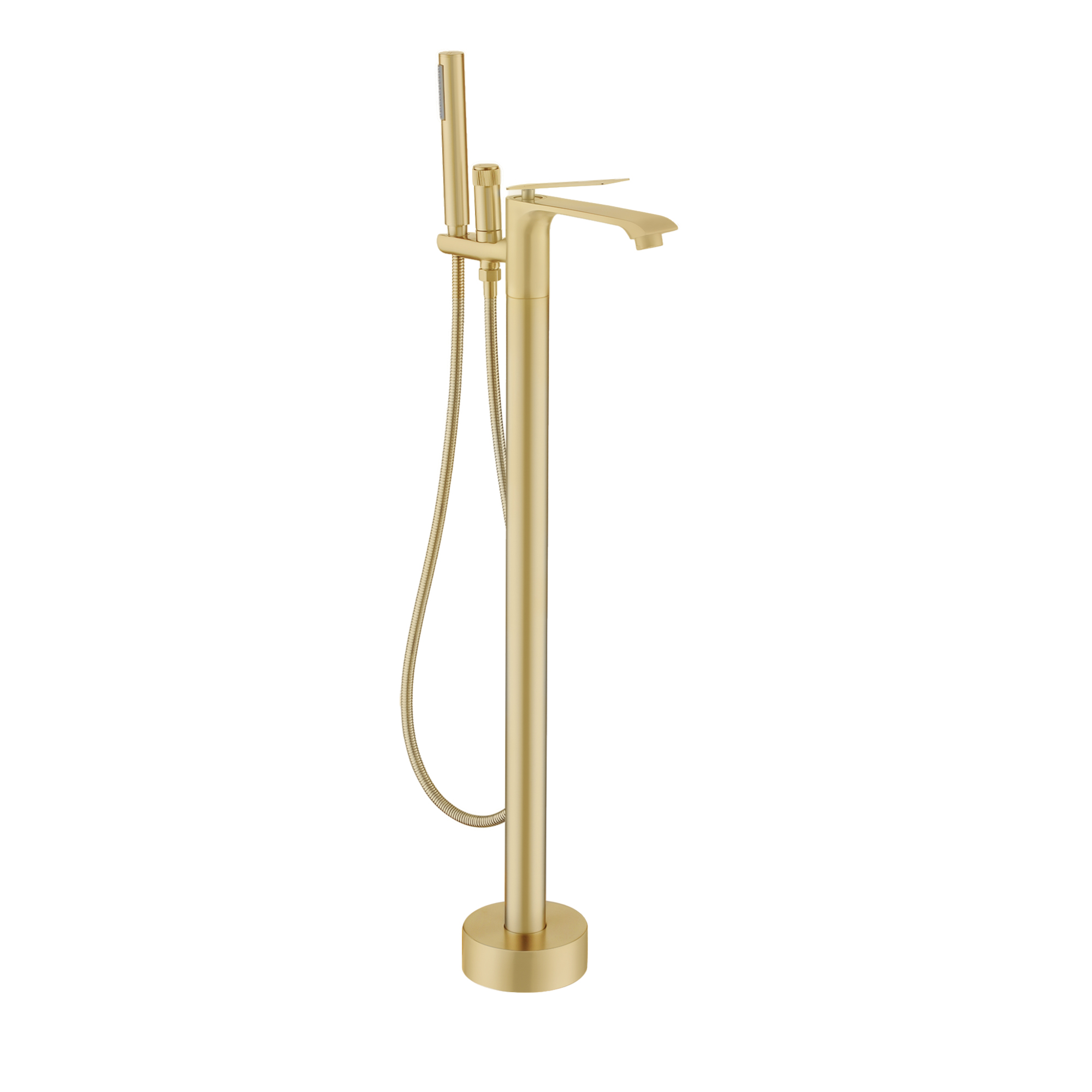 Freestanding Tub Faucet Floor Mounted Tub Filler with 150mm Handheld Hose