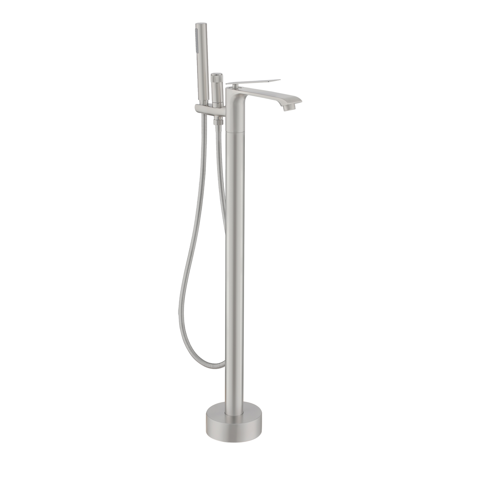 Freestanding Tub Faucet Floor Mounted Tub Filler with 150mm Handheld Hose