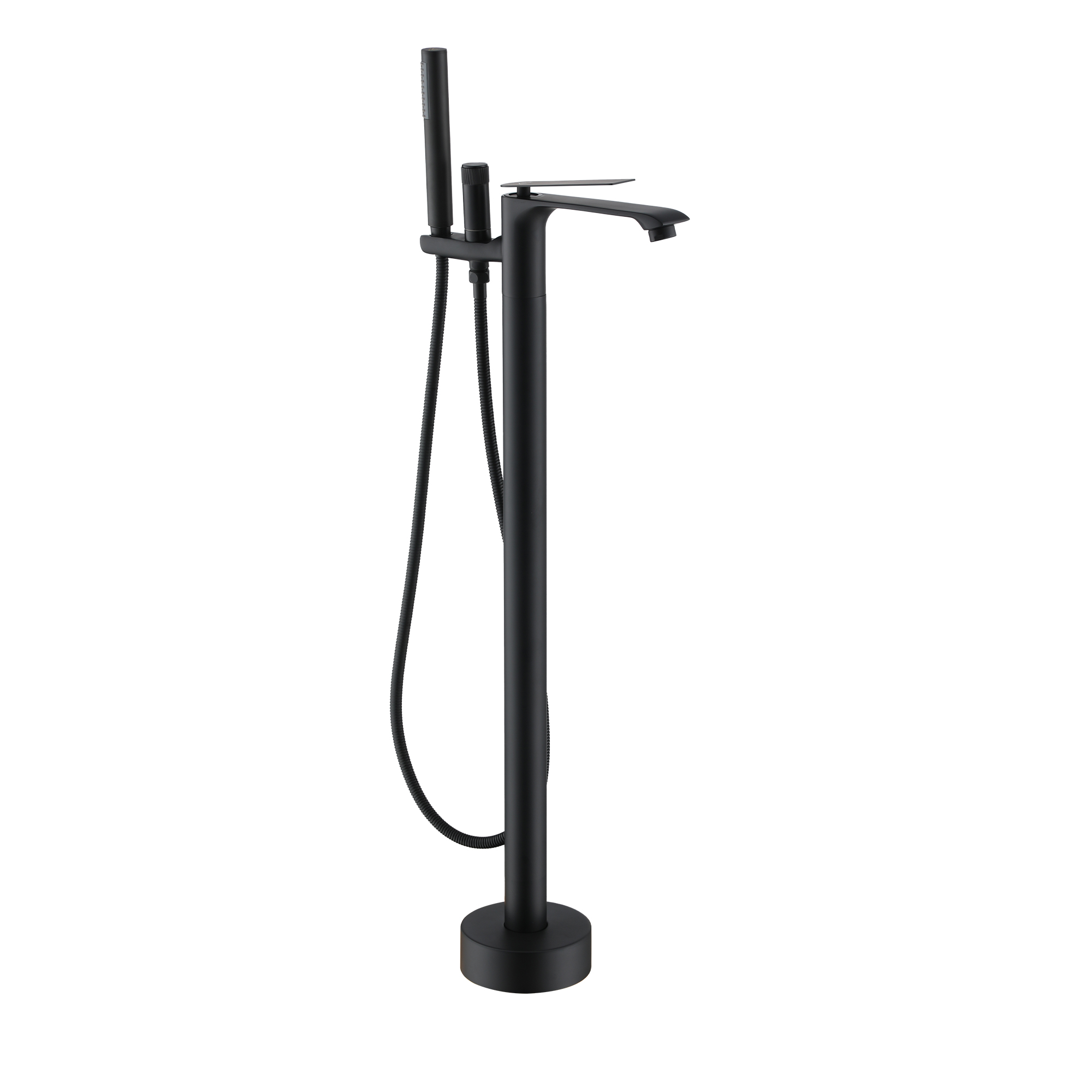 Freestanding Tub Faucet Floor Mounted Tub Filler with 150mm Handheld Hose