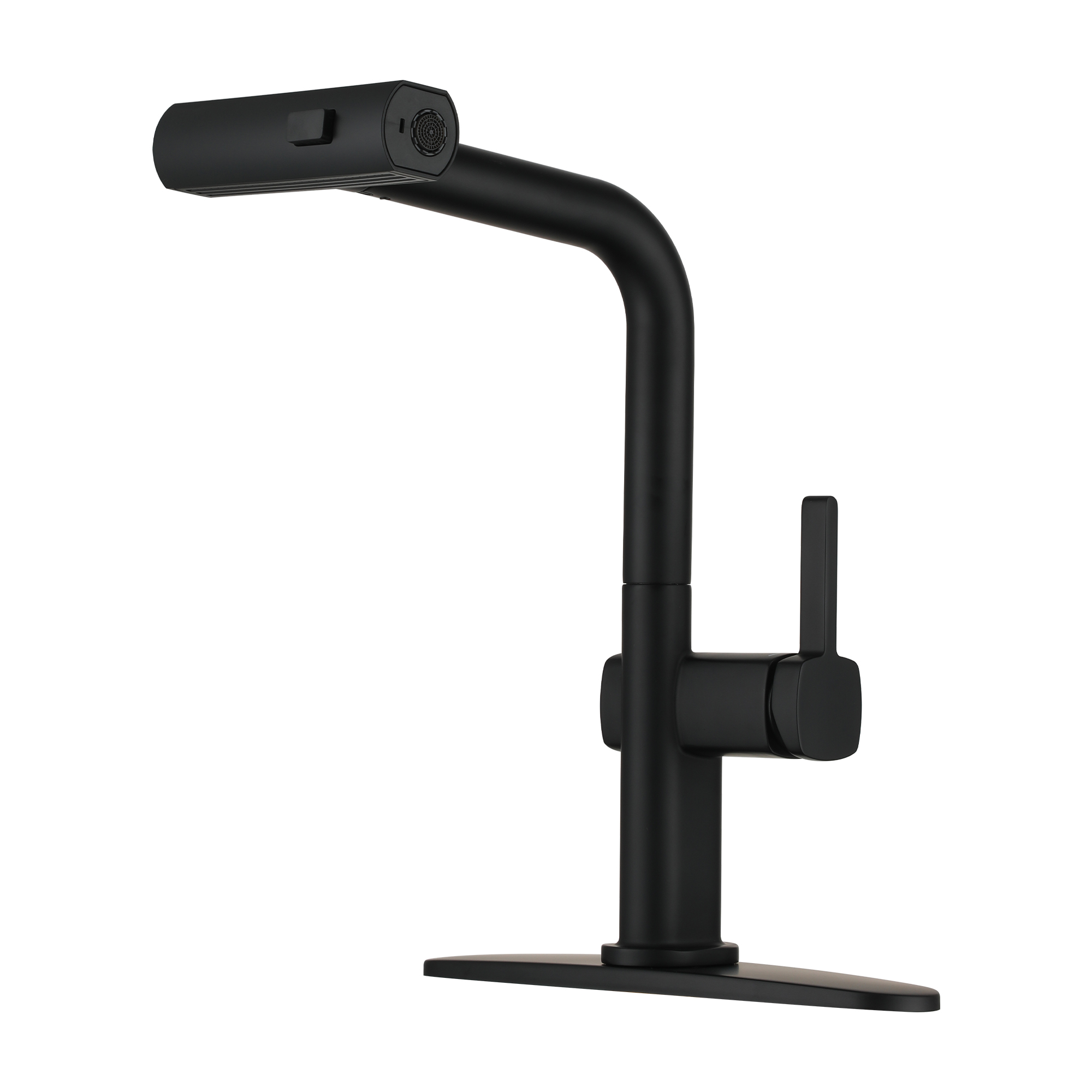 Single Handle Pull-Out Kitchen Faucet with 3 Functions Spray