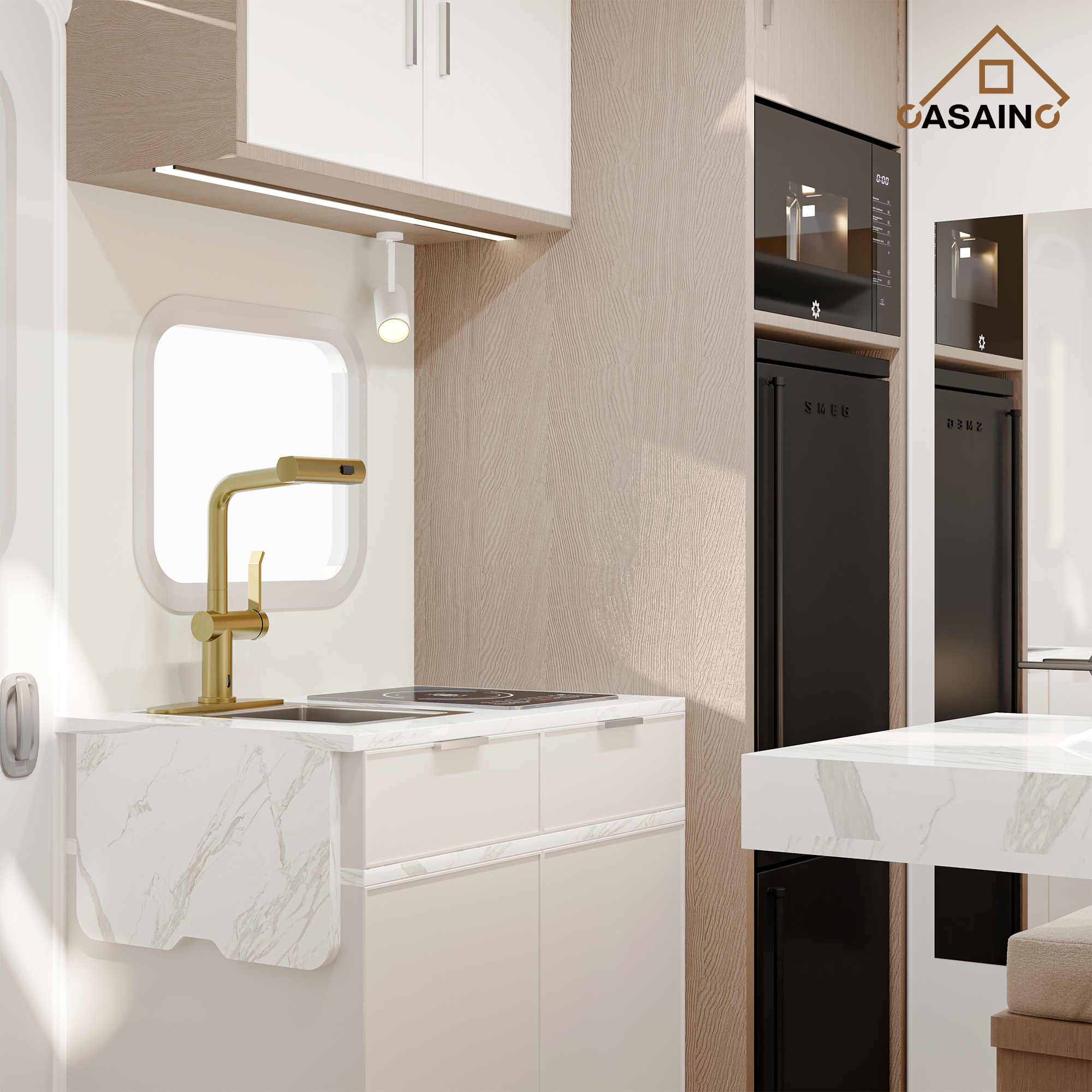 Touchless Single Handle Kitchen Faucet with 3 Functions Spray