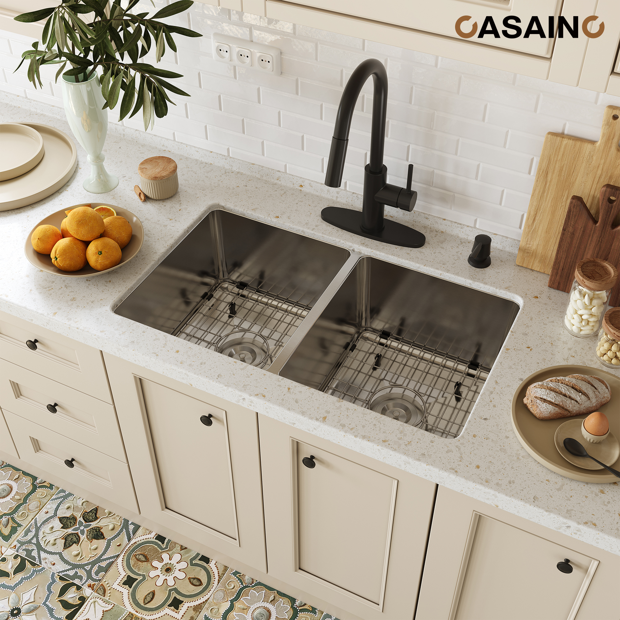 Double Bowl Kitchen Sink