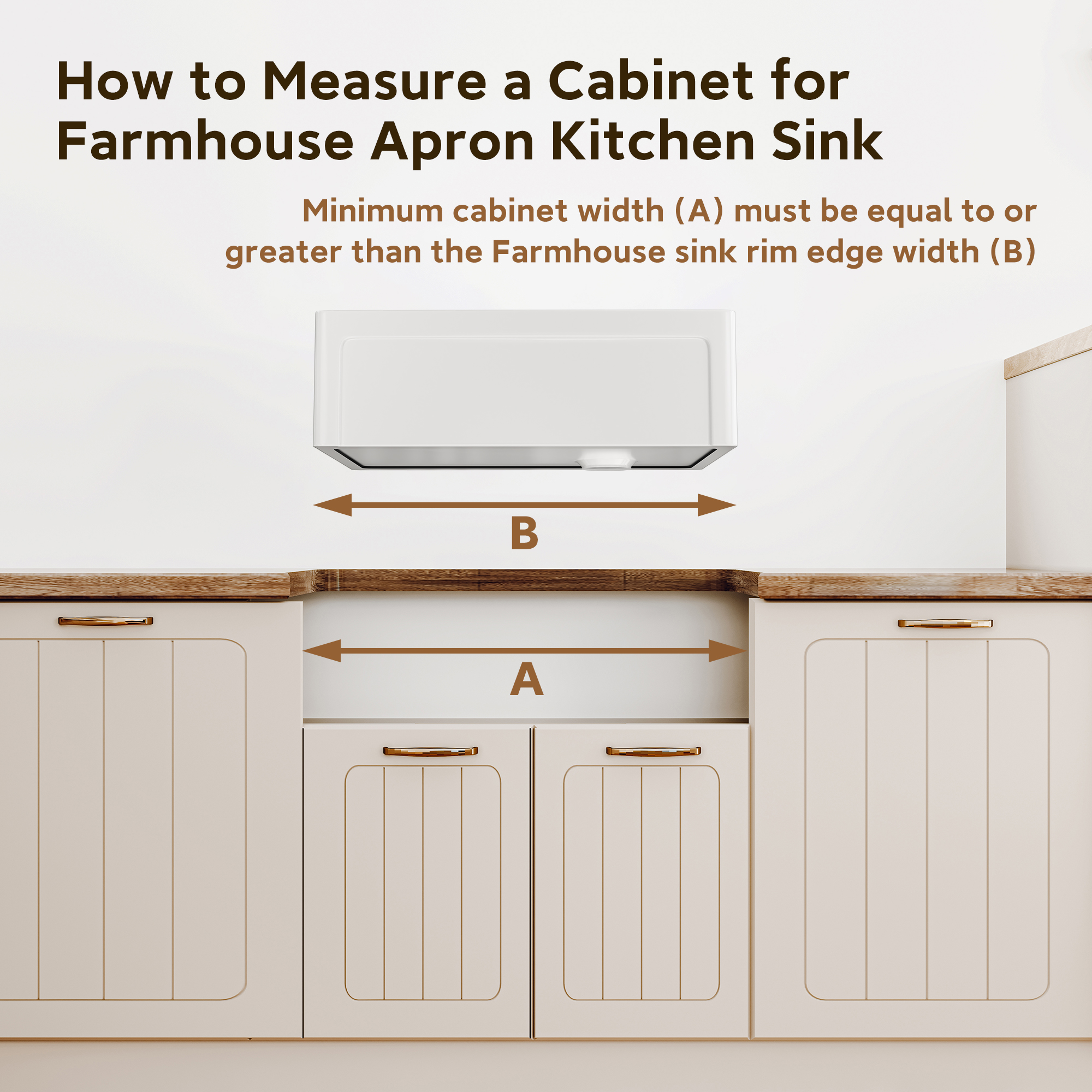 33 Inch Single Bowl White Fireclay Farmhouse Kitchen Sink Glossy Apron Front