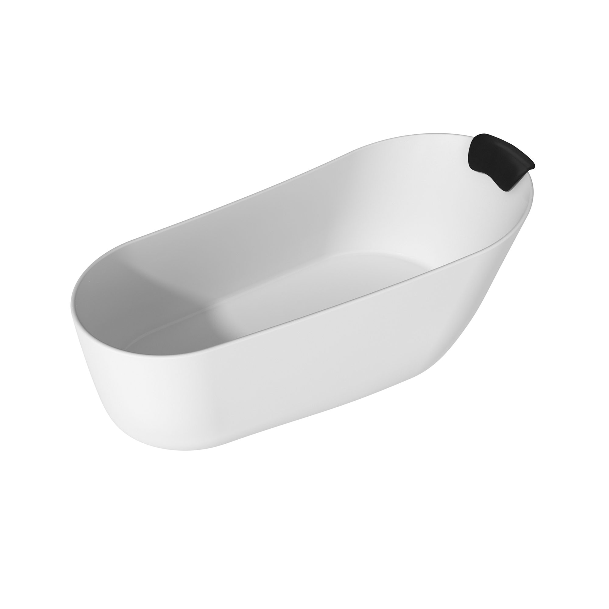 59/67" Matte Color Tubs Stone Resin Bathtubs, Adult Freestanding Tub with Cushions, Classic Stand-Alone Elegance, Durable and Easy to Maintain, with Free to Ship and Varied Length Options