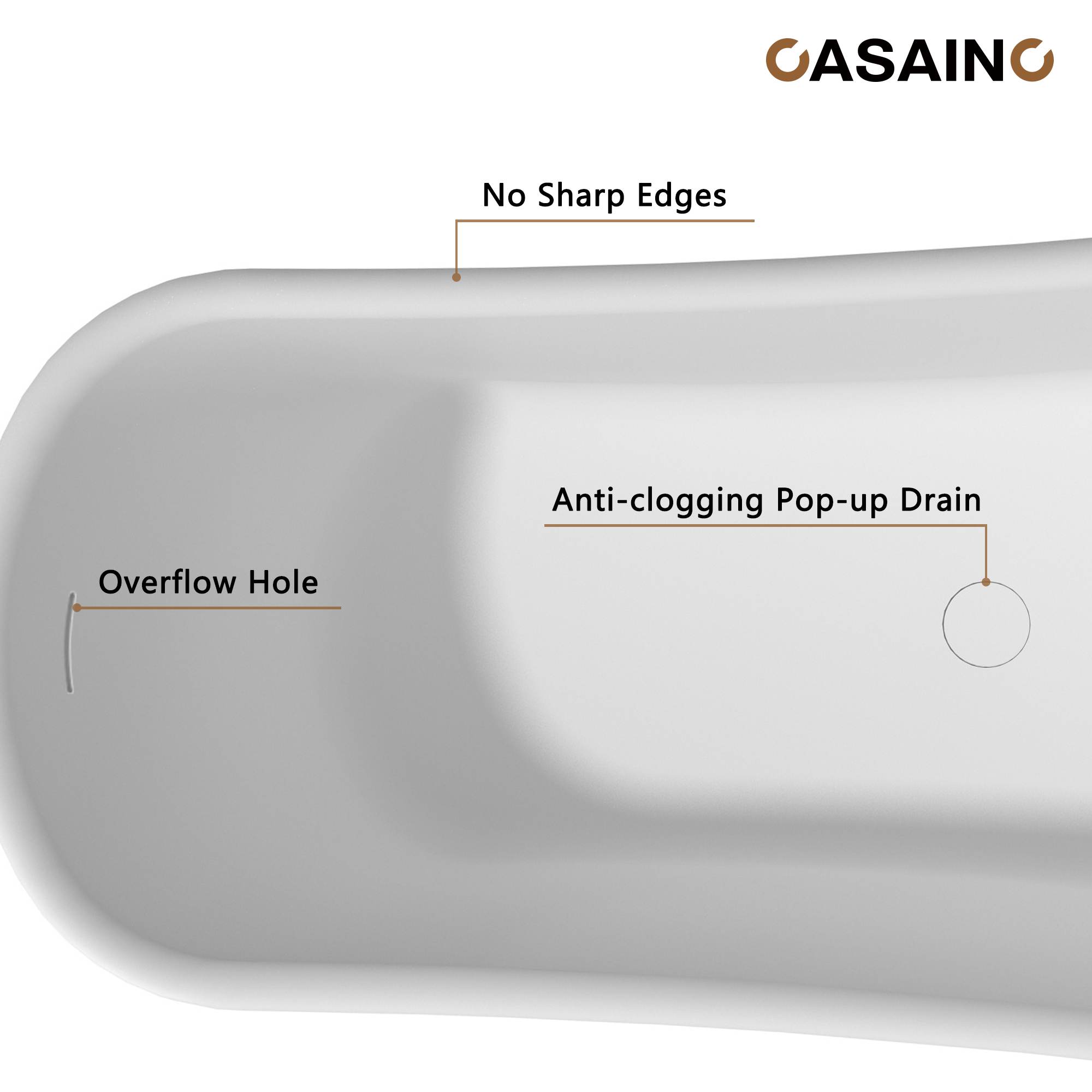 69" Matte White Freestanding Soaking Tub with Elevated Pedestal – Adult-sized,Solid Surface Stone Craftsmanship for a Classical Aesthetic(With/without Bathtub Faucet)