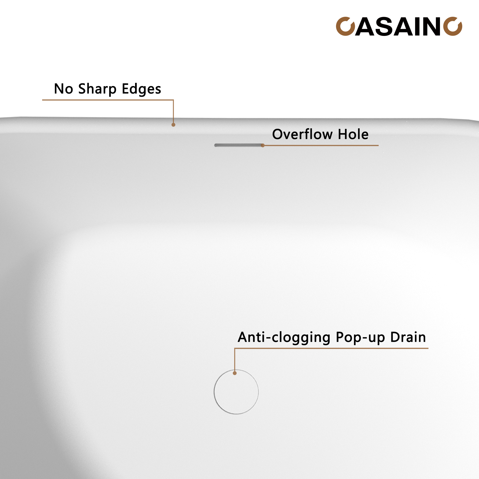 56"/65"/71" Solid Surface Stone Freestanding Tub - Soak in Style with Matte White Finish, Center Drain, and cUPc Certification(With/without Bathtub Faucet)