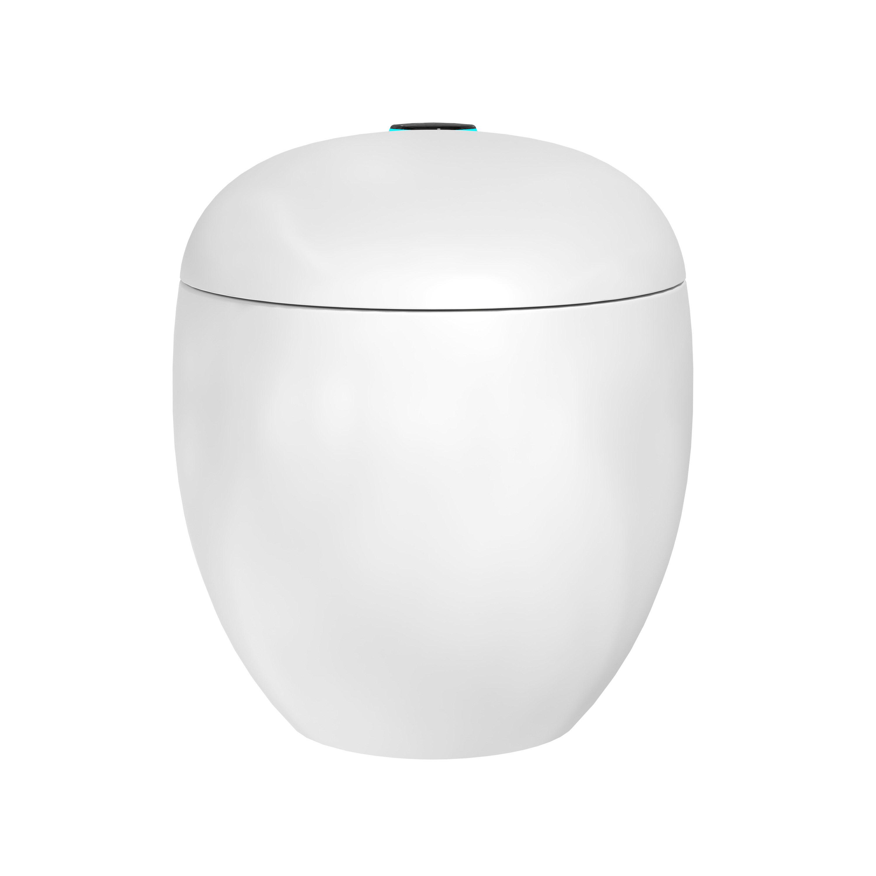 Luxe Smart Toilet with Tank，Auto Open & Close and Easy-Clean Surface, White/Black