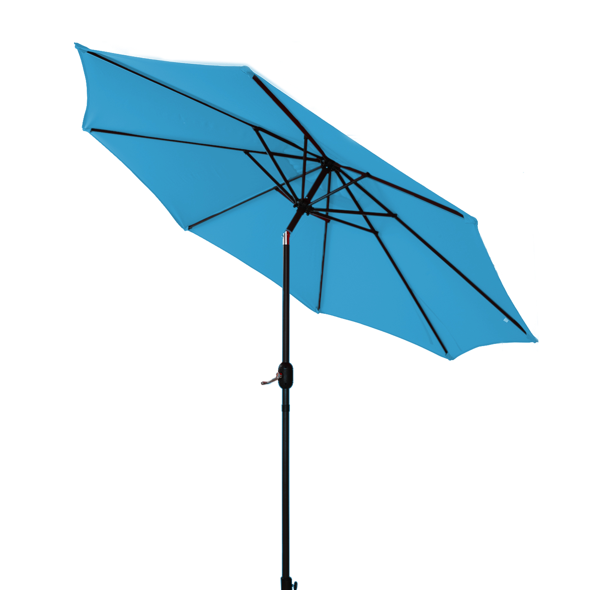 9 Ft Patio Market Umbrella With Tilt Adjustment and Crank for Outdoor, Garden and Deck (Without Base)