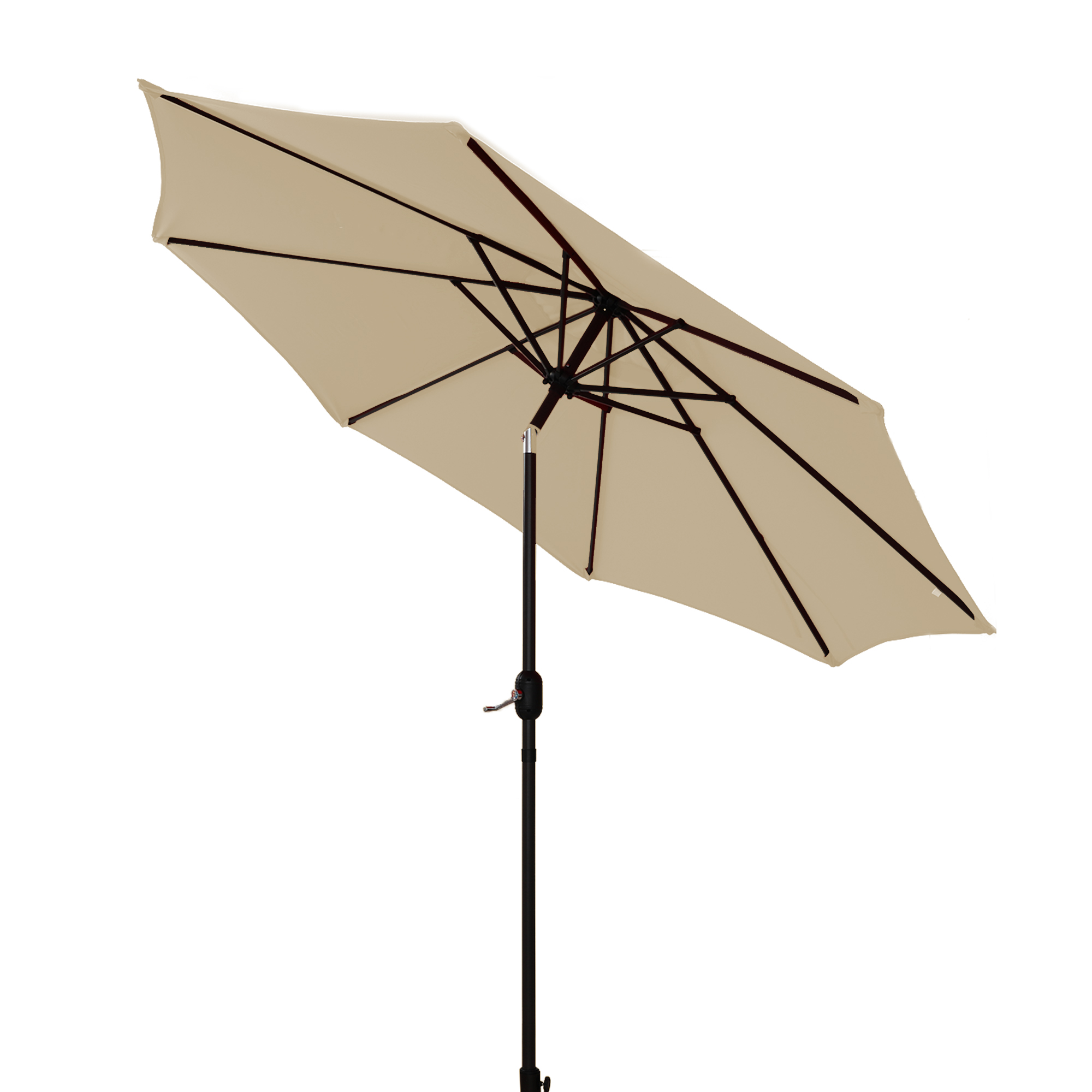 9 Ft Patio Market Umbrella With Tilt Adjustment and Crank for Outdoor, Garden and Deck (Without Base)