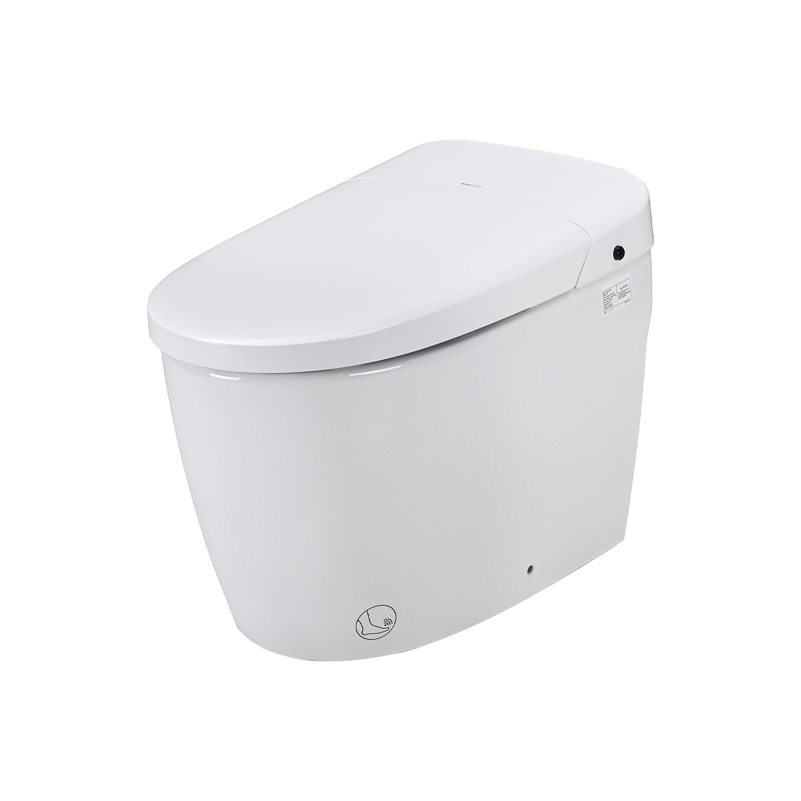 Smart Ceramic Bidet Toilet with Warm Air Dryer & Water Wash
