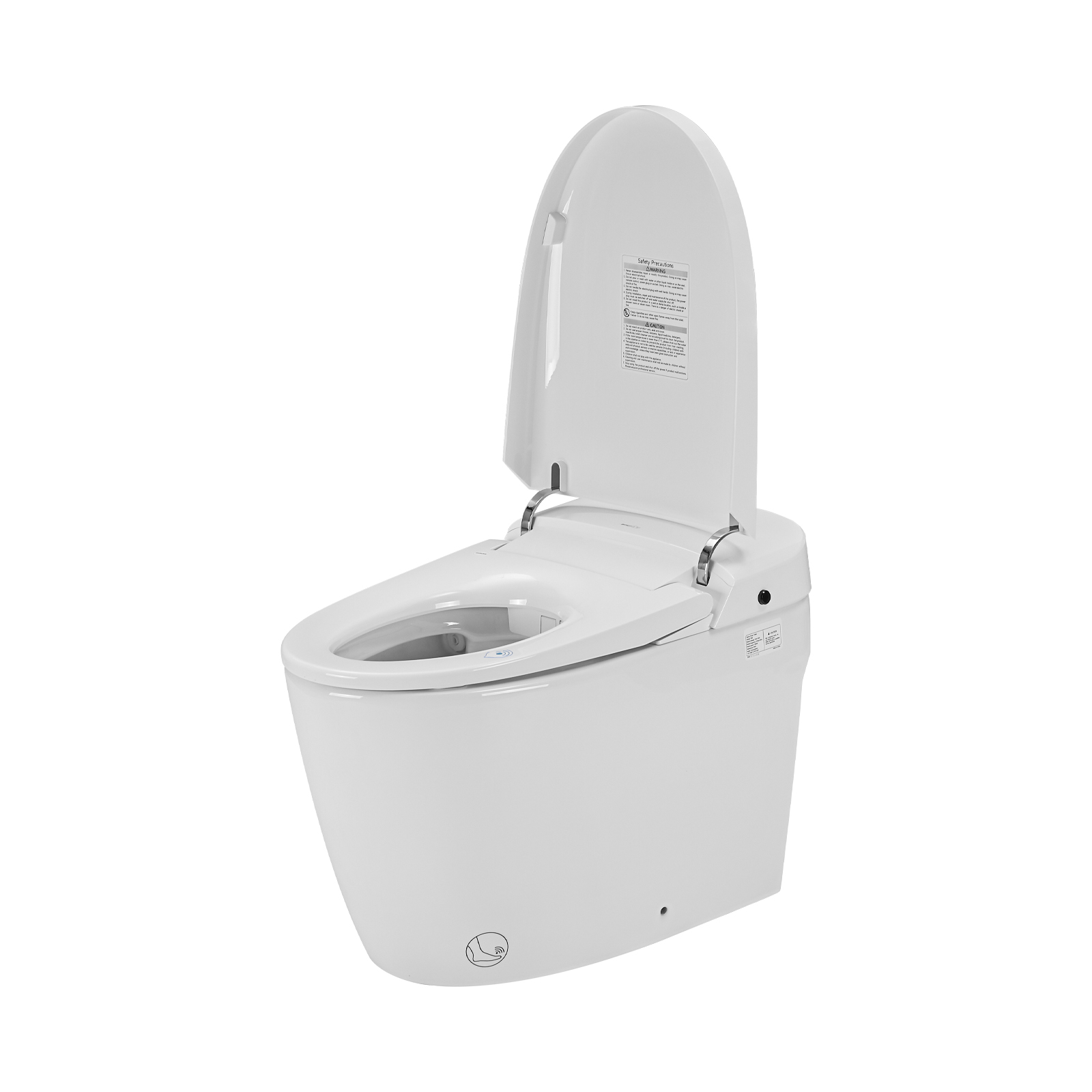 Smart Ceramic Bidet Toilet with Warm Air Dryer & Water Wash