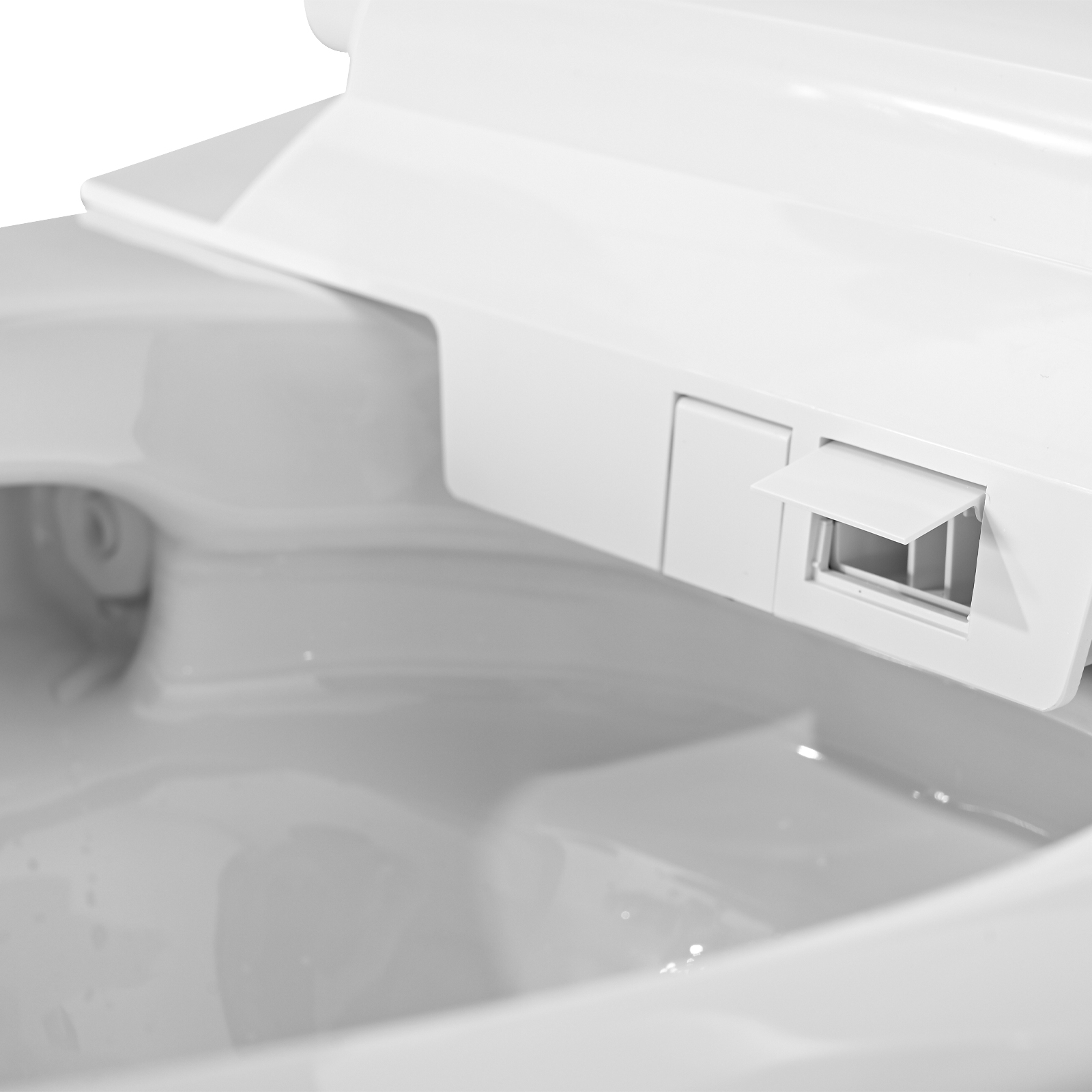 Smart Ceramic Bidet Toilet with Warm Air Dryer & Water Wash