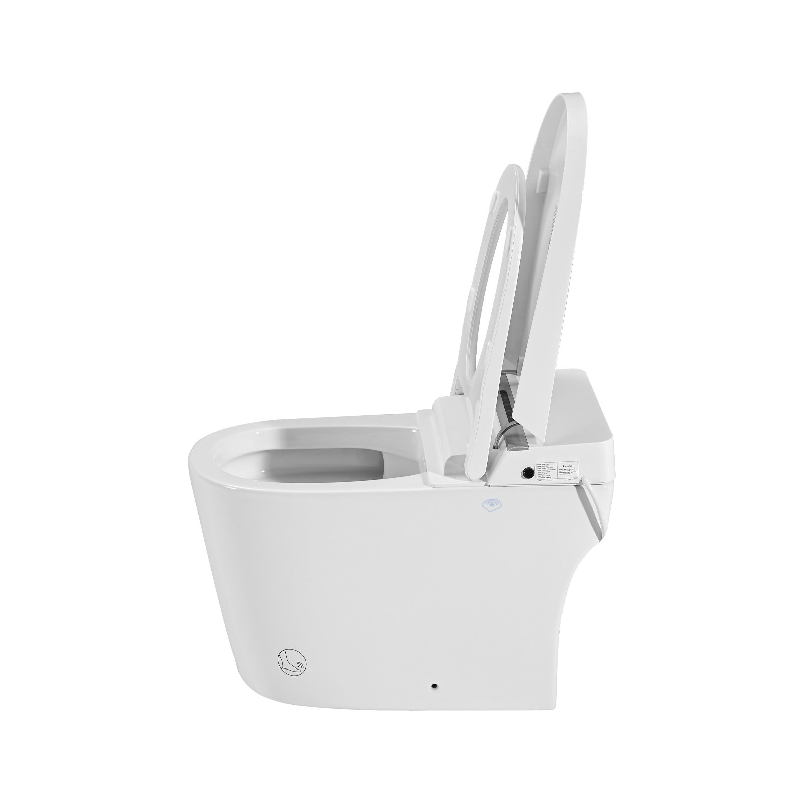 Smart Ceramic Bidet Toilet with Auto Open & Close Lid