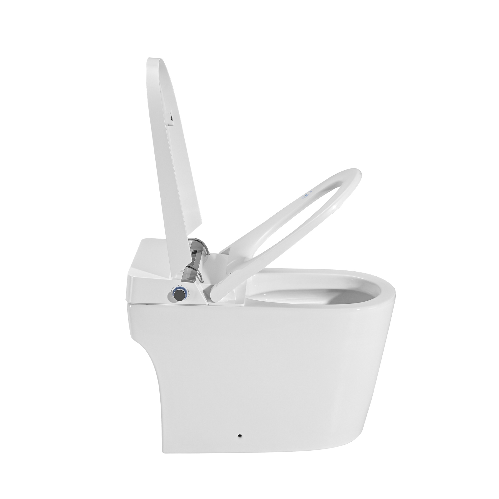 Smart Ceramic Bidet Toilet with Auto Open & Close Lid
