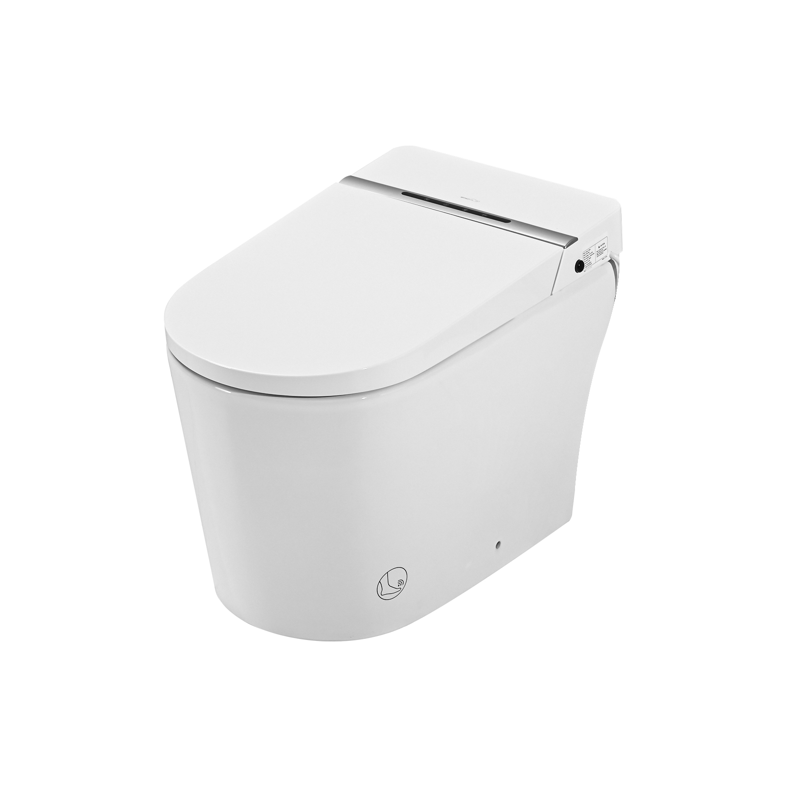 Smart Ceramic Bidet Toilet with Auto Open & Close Lid