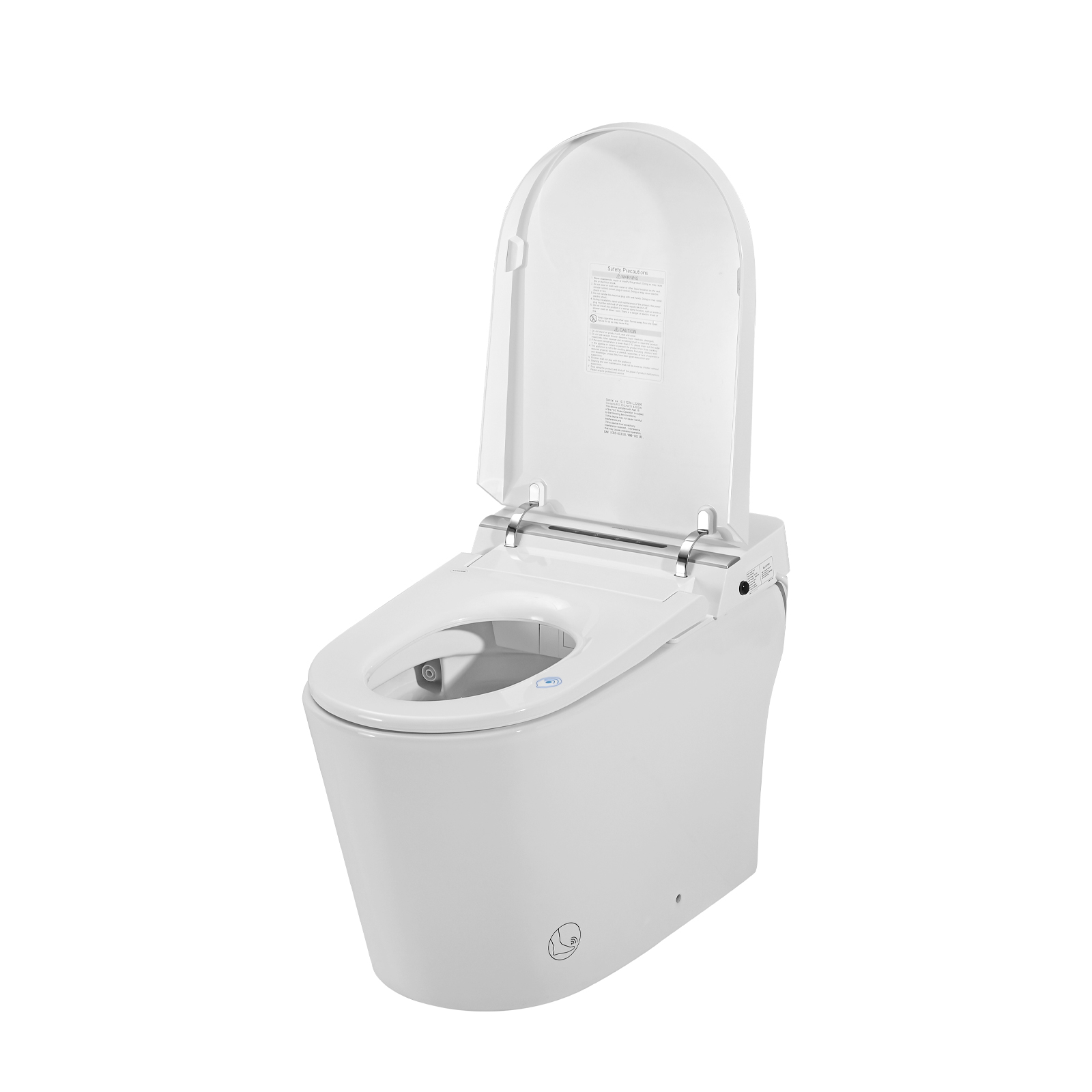 Smart Ceramic Bidet Toilet with Auto Open & Close Lid