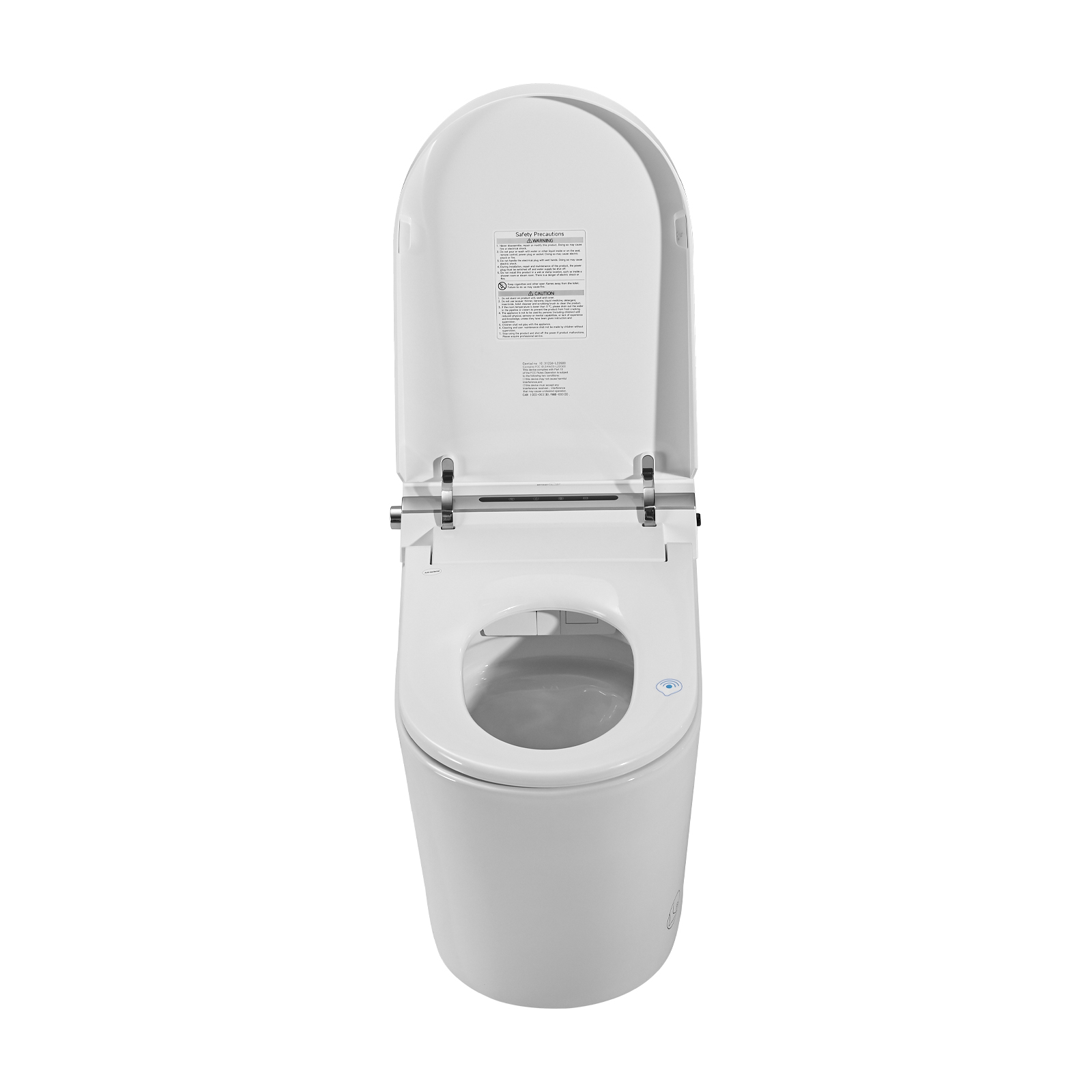 Smart Ceramic Bidet Toilet with Auto Open & Close Lid