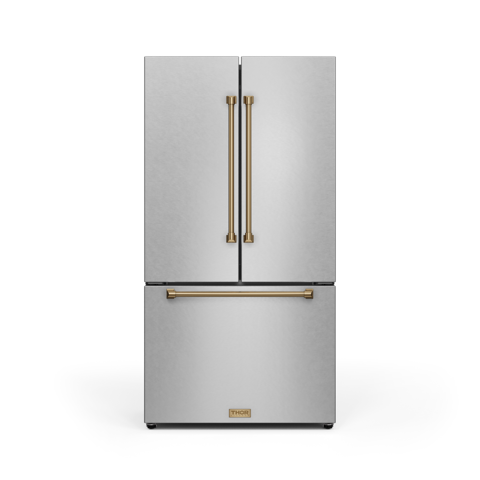 36 Inch 20.3 cu ft French Door Counter Depth Refrigerator with Ice Maker in Stainless Steel