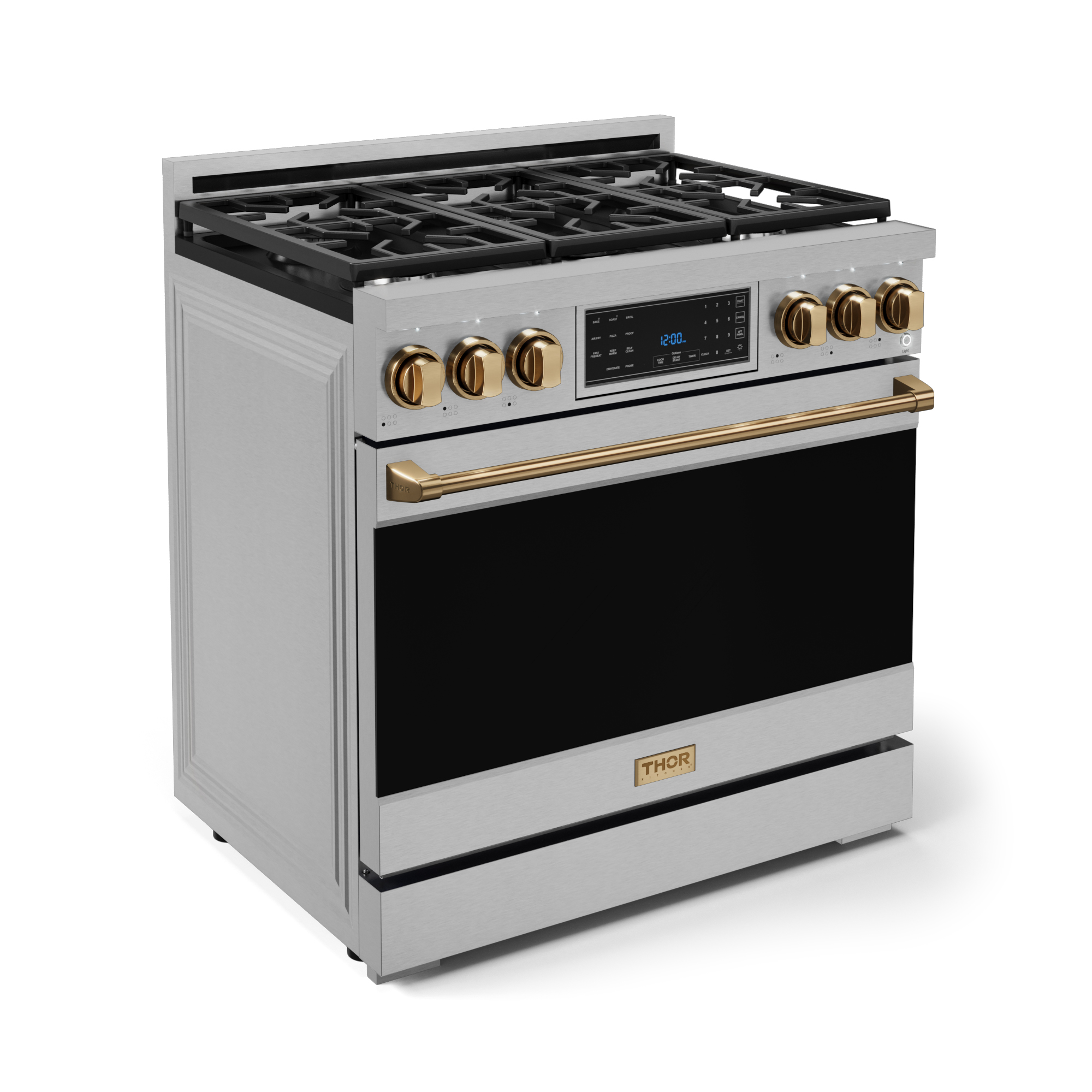 36 inch Gas Range Gordon Ramsay Series, with 18K BTU Burners, Air Fry and Convection Oven