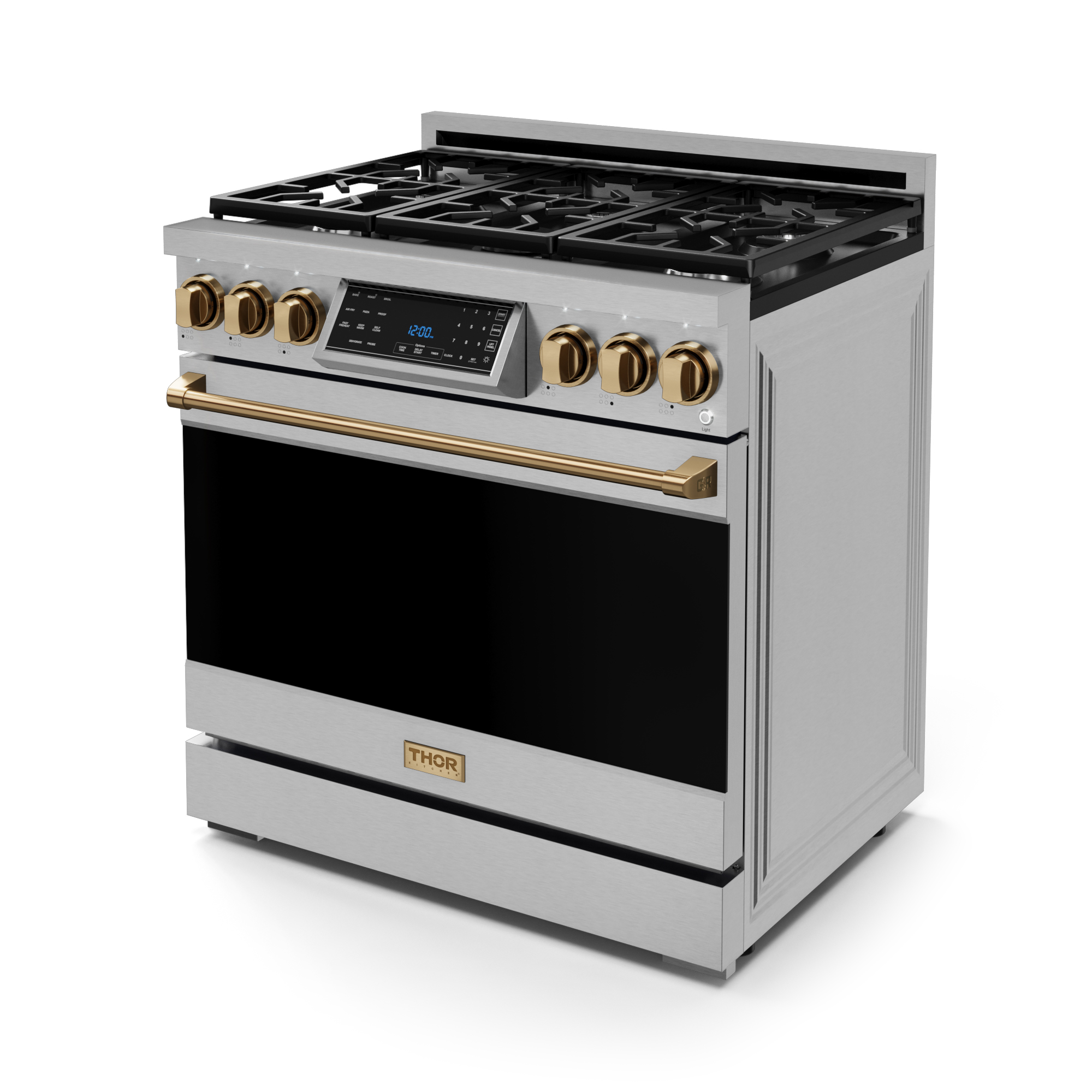 36 inch Gas Range Gordon Ramsay Series, with 18K BTU Burners, Air Fry and Convection Oven