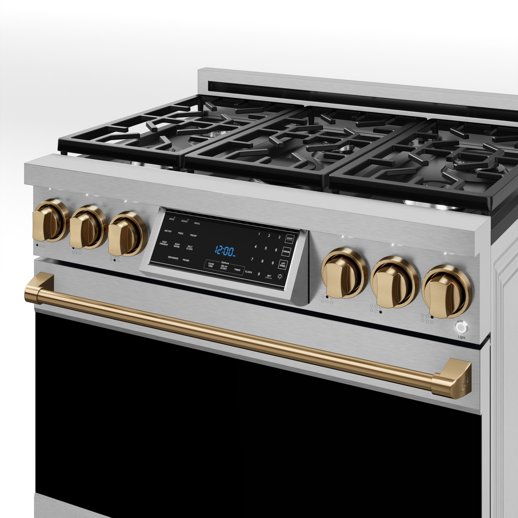 36 inch Gas Range Gordon Ramsay Series, with 18K BTU Burners, Air Fry and Convection Oven