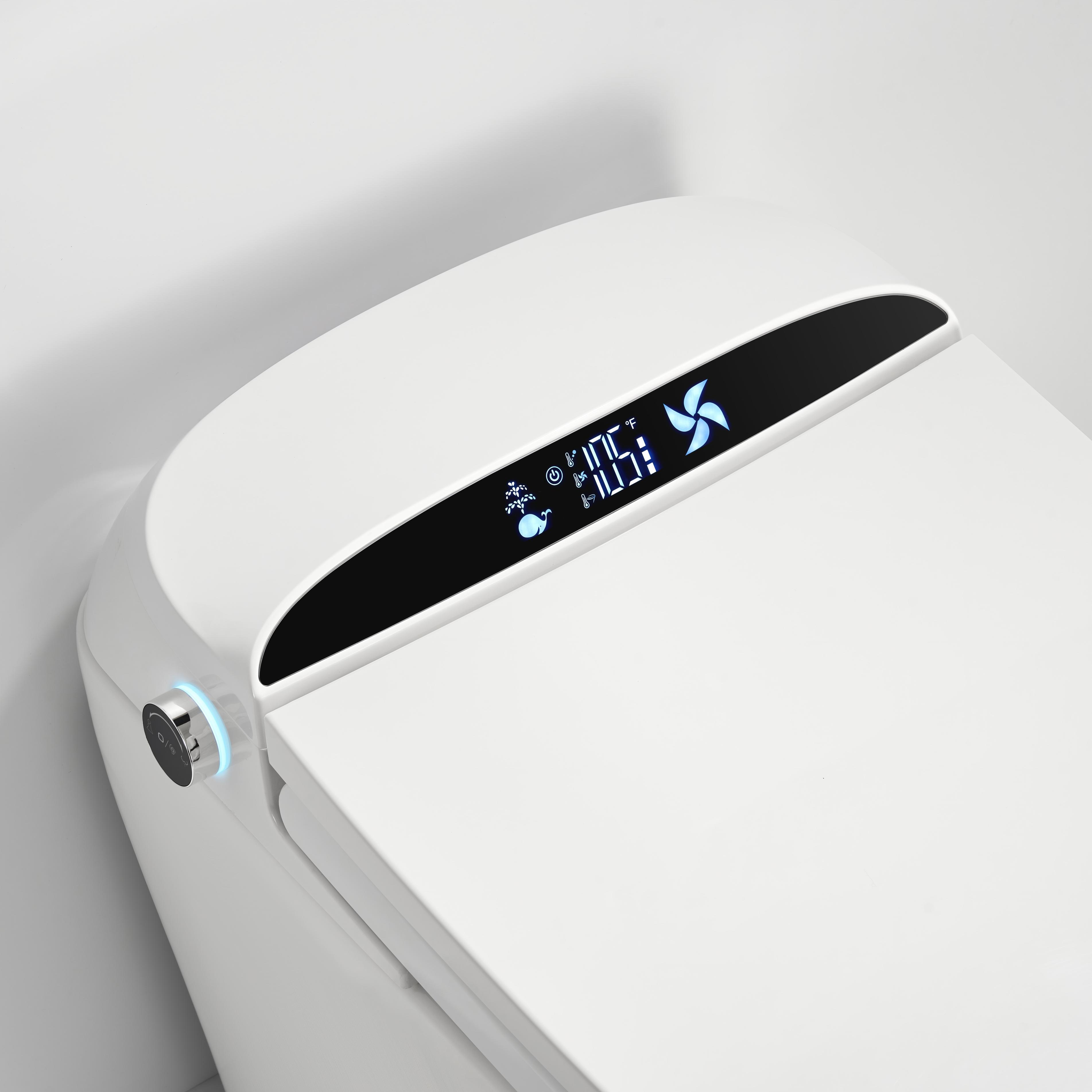 Luxury High-Performance Smart Toilet with Heated Seat & Hands-Free Operation