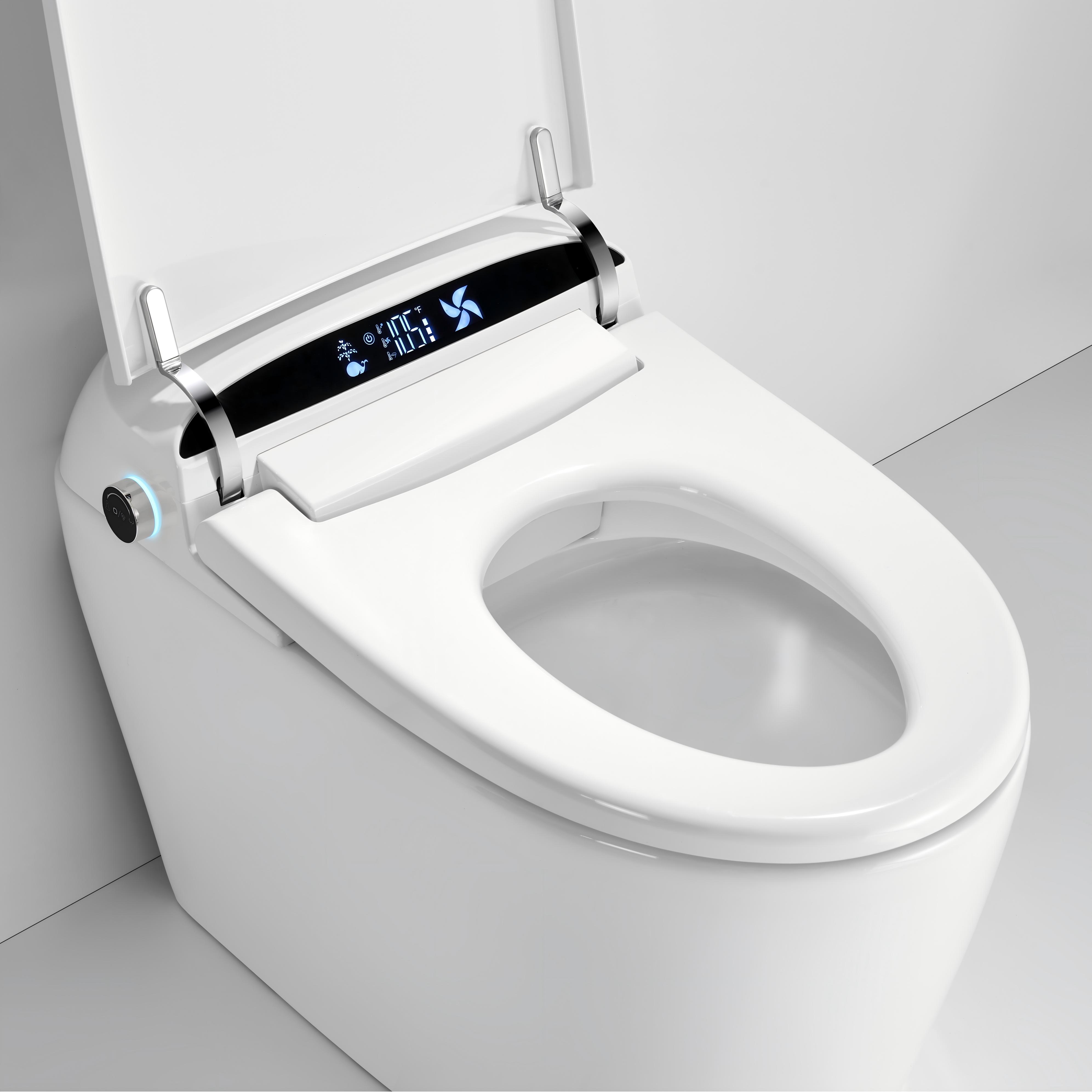 Luxury High-Performance Smart Toilet with Heated Seat & Hands-Free Operation