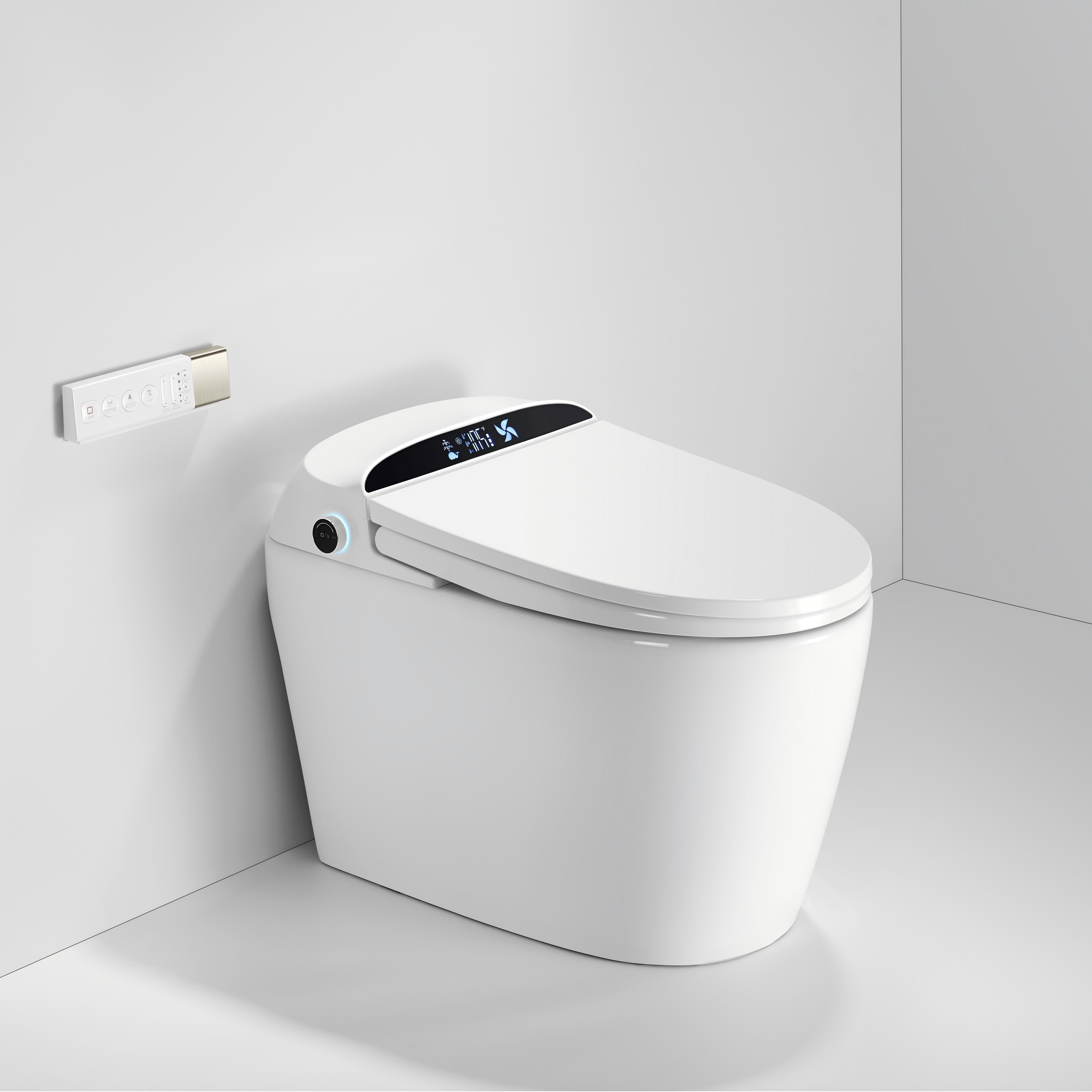 Luxury High-Performance Smart Toilet with Heated Seat & Hands-Free Operation